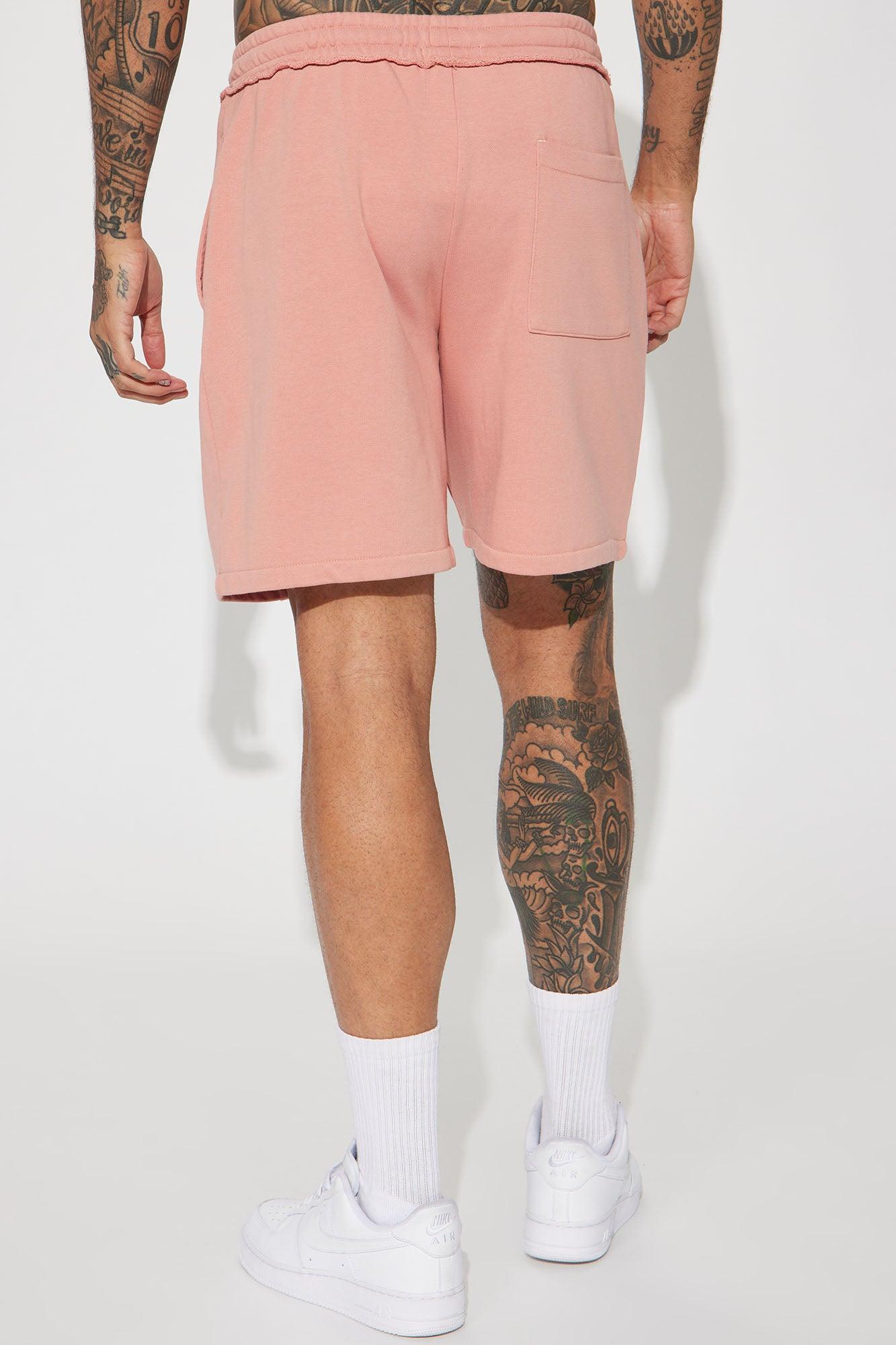 I Like How It Looks Terry Shorts - Mauve Product Image