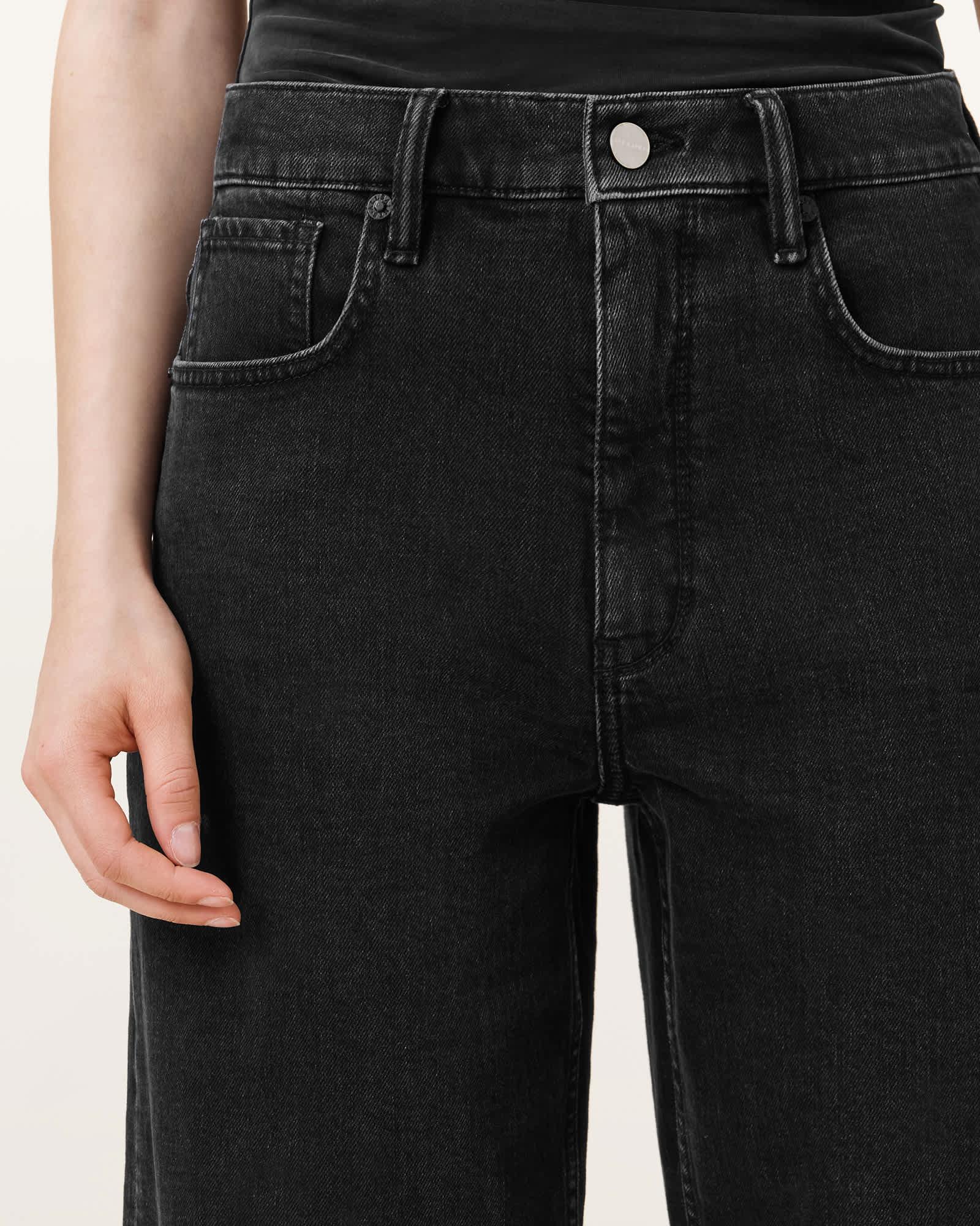 Sadie Barrel Leg Denim Jeans Product Image