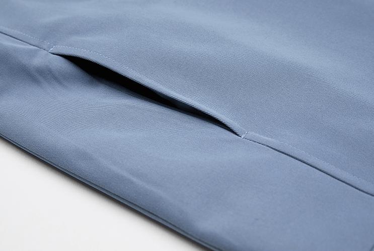 RT No. 2561 BLUE BUTTON COLLAR JK Product Image