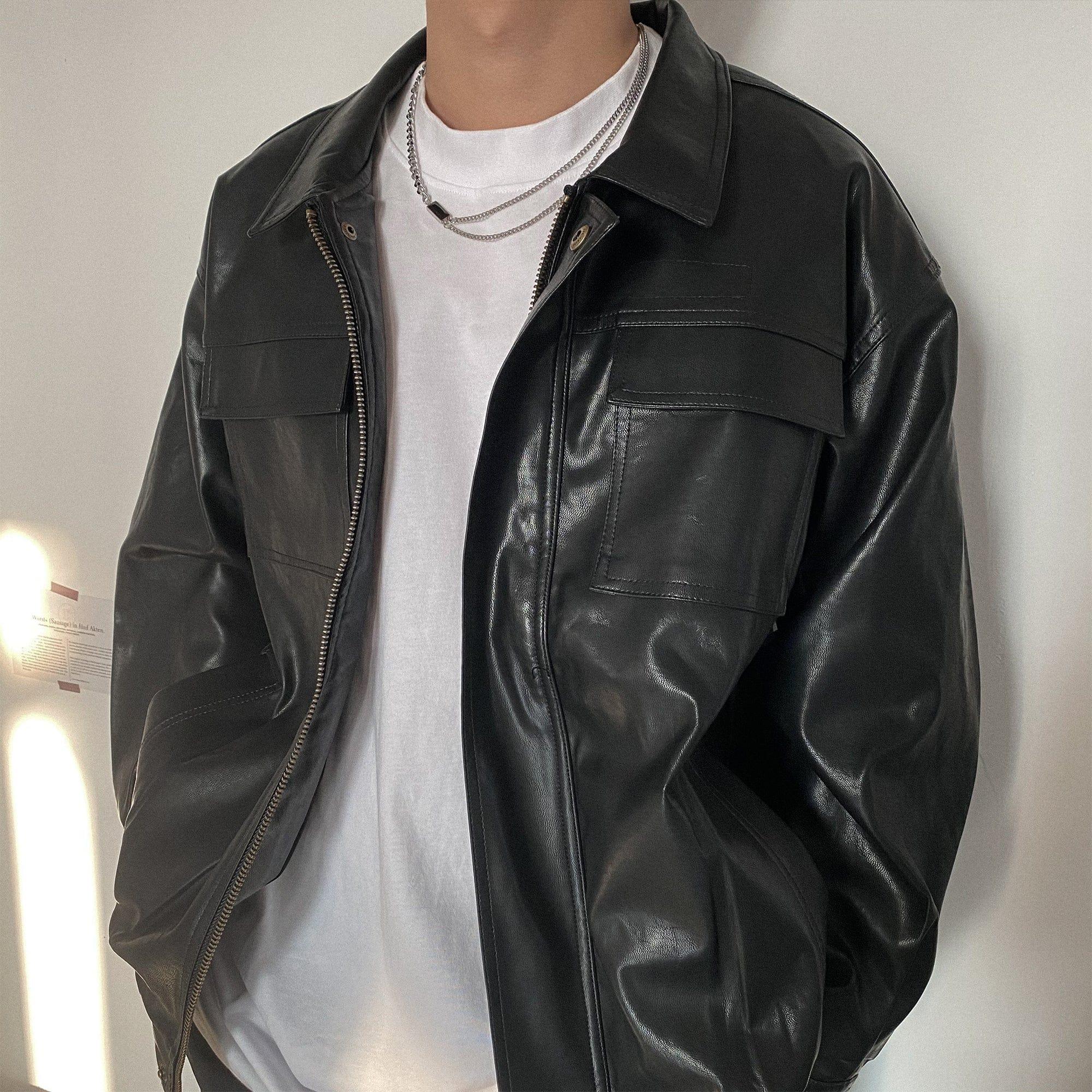 BLACK SQUARE DOUBLE CHAIN NECKLACE Product Image