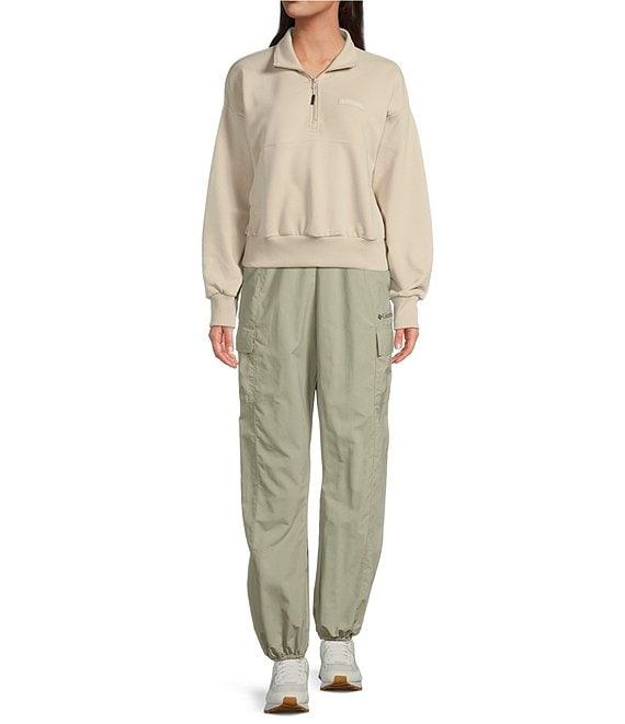 Columbia Marble Canyon French Terry Stand Collar Long Sleeve Quarter Zip Pullover Product Image