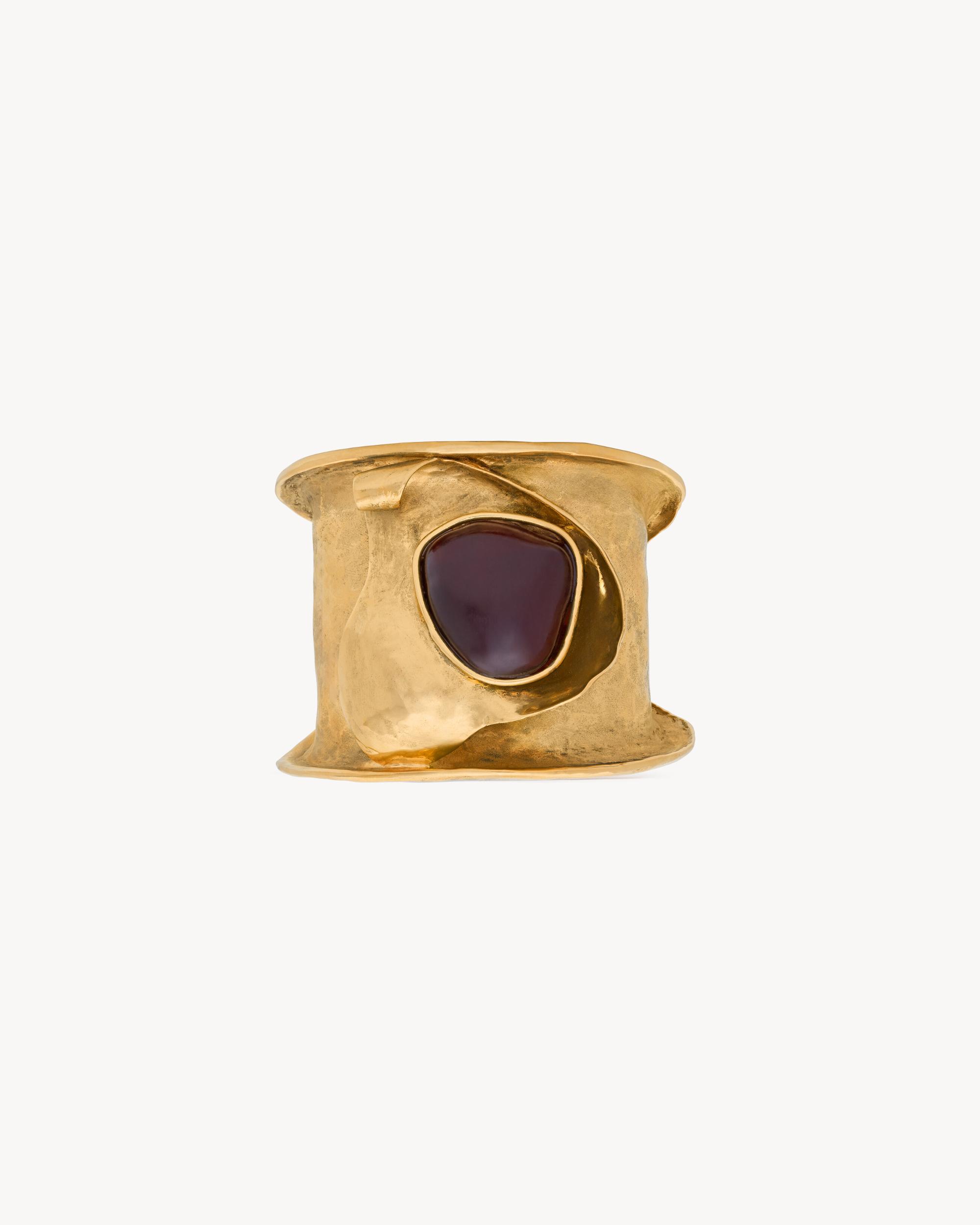 petal cuff in resin and metal Product Image