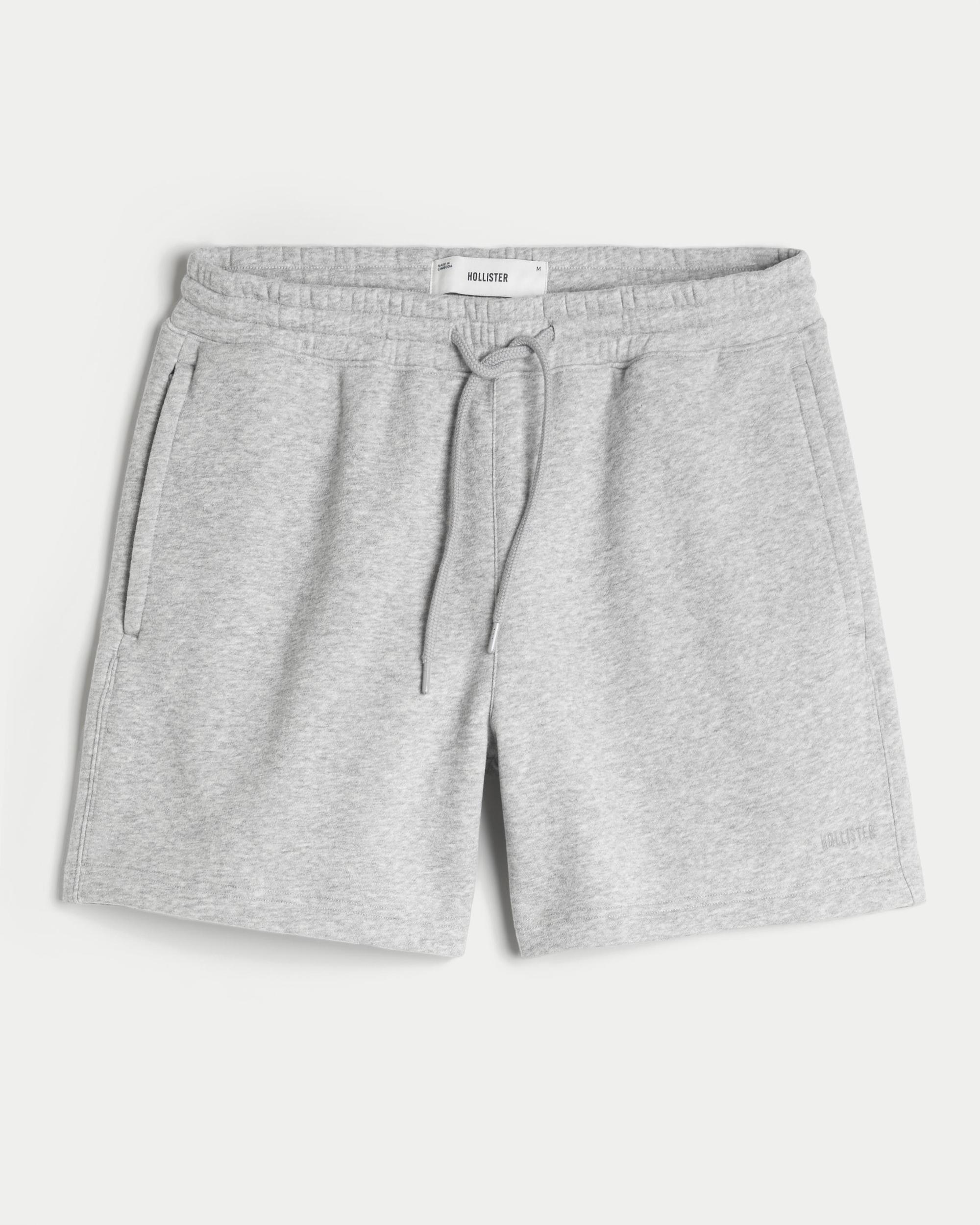 Mid-Thigh Loose Fleece Shorts Product Image
