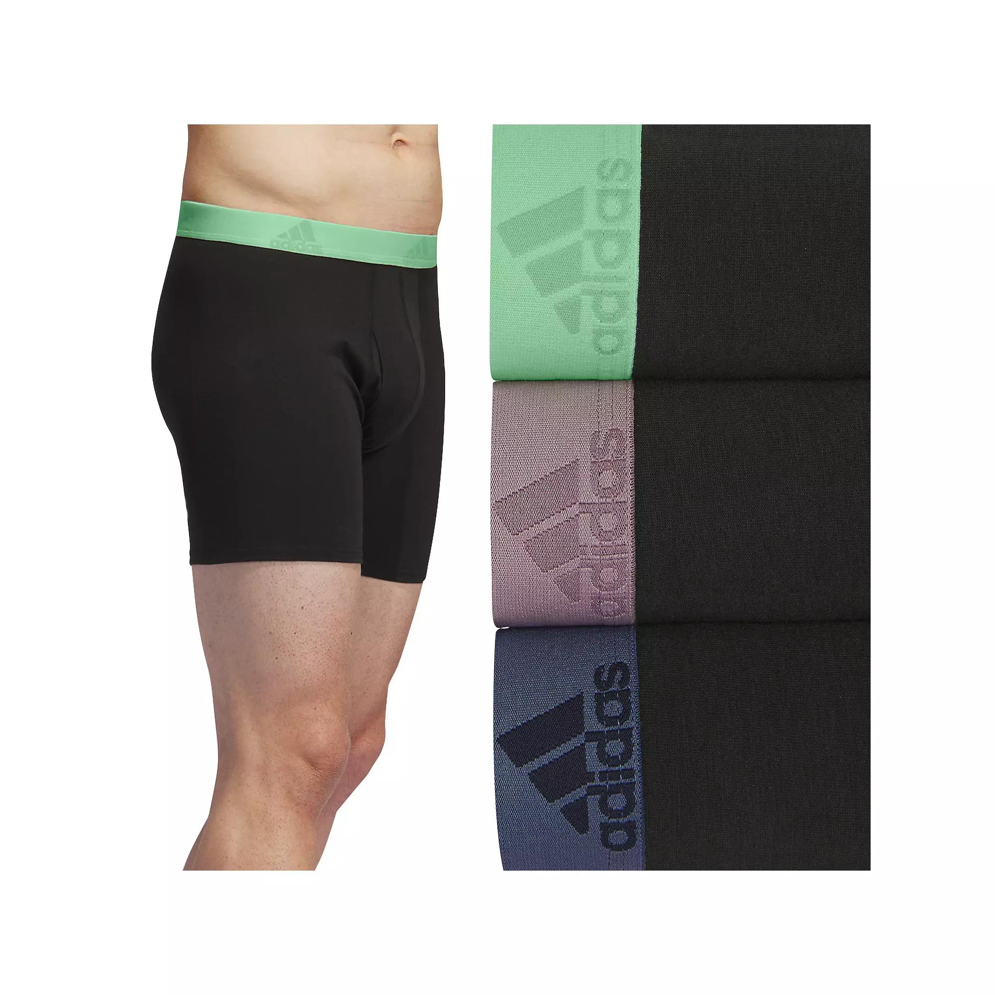 Men's adidas 3-pack Cotton Stretch Boxer Briefs,  Product Image