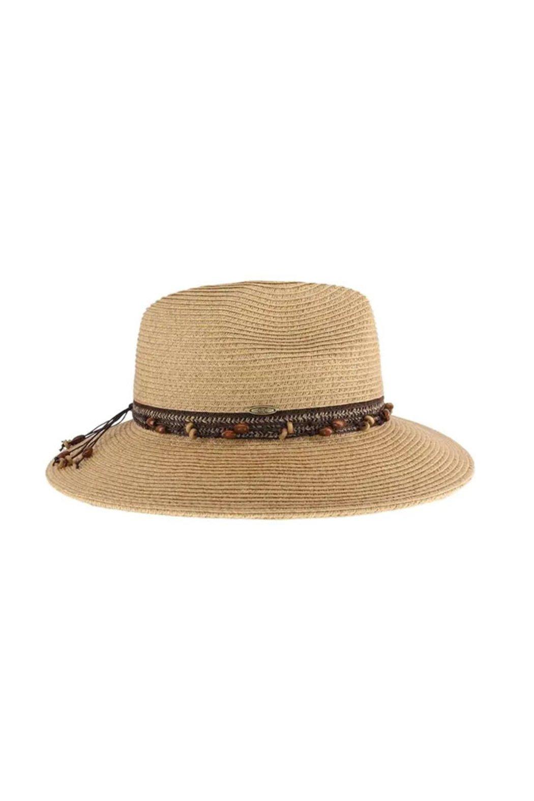 Natural Bead Trim C.C Sun Hat Product Image