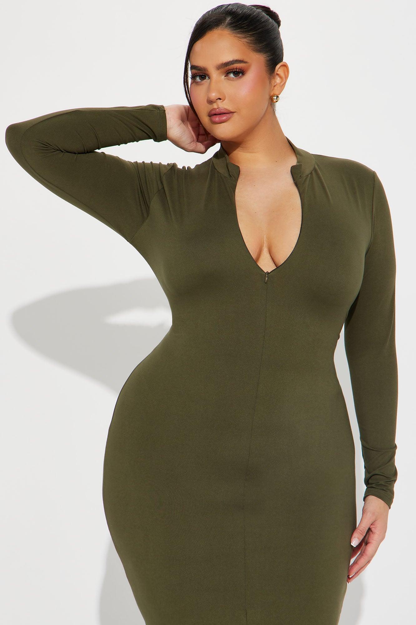 Zaria Maxi Dress - Olive Product Image