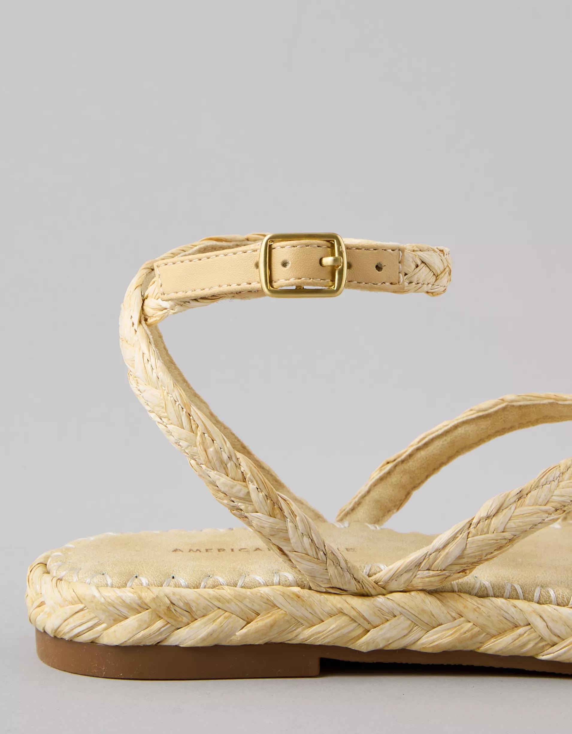 AE Raffia Espadrille Sandal Product Image