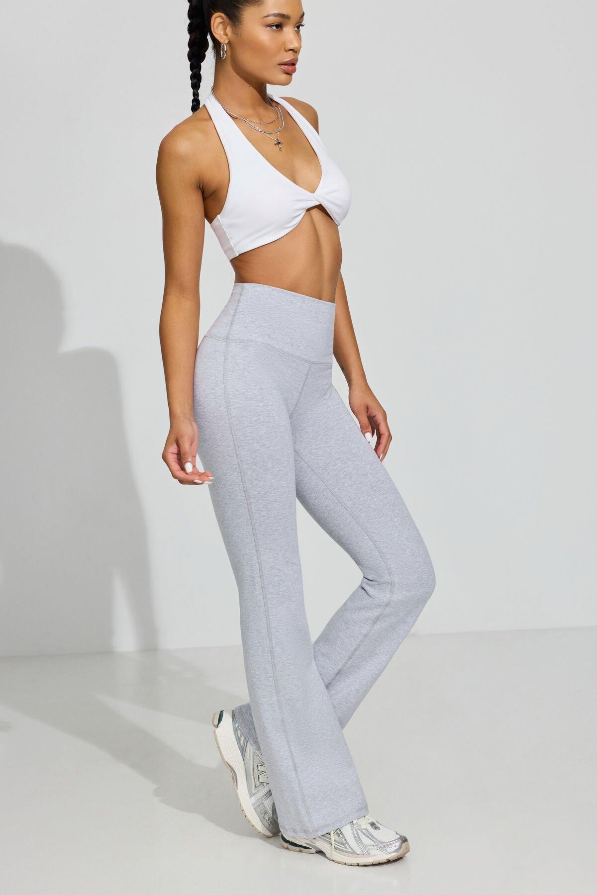 Soft Cotton Flare Leggings Product Image