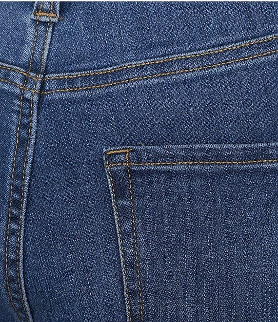 Nurture Mid Rise Embroidered Straight Leg Ankle Length Jeans Product Image
