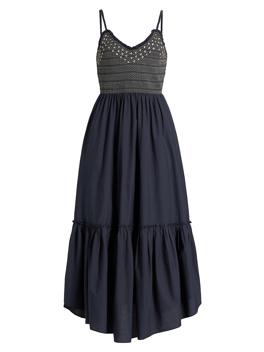 Womens Lucia Cotton Maxi Dress Product Image