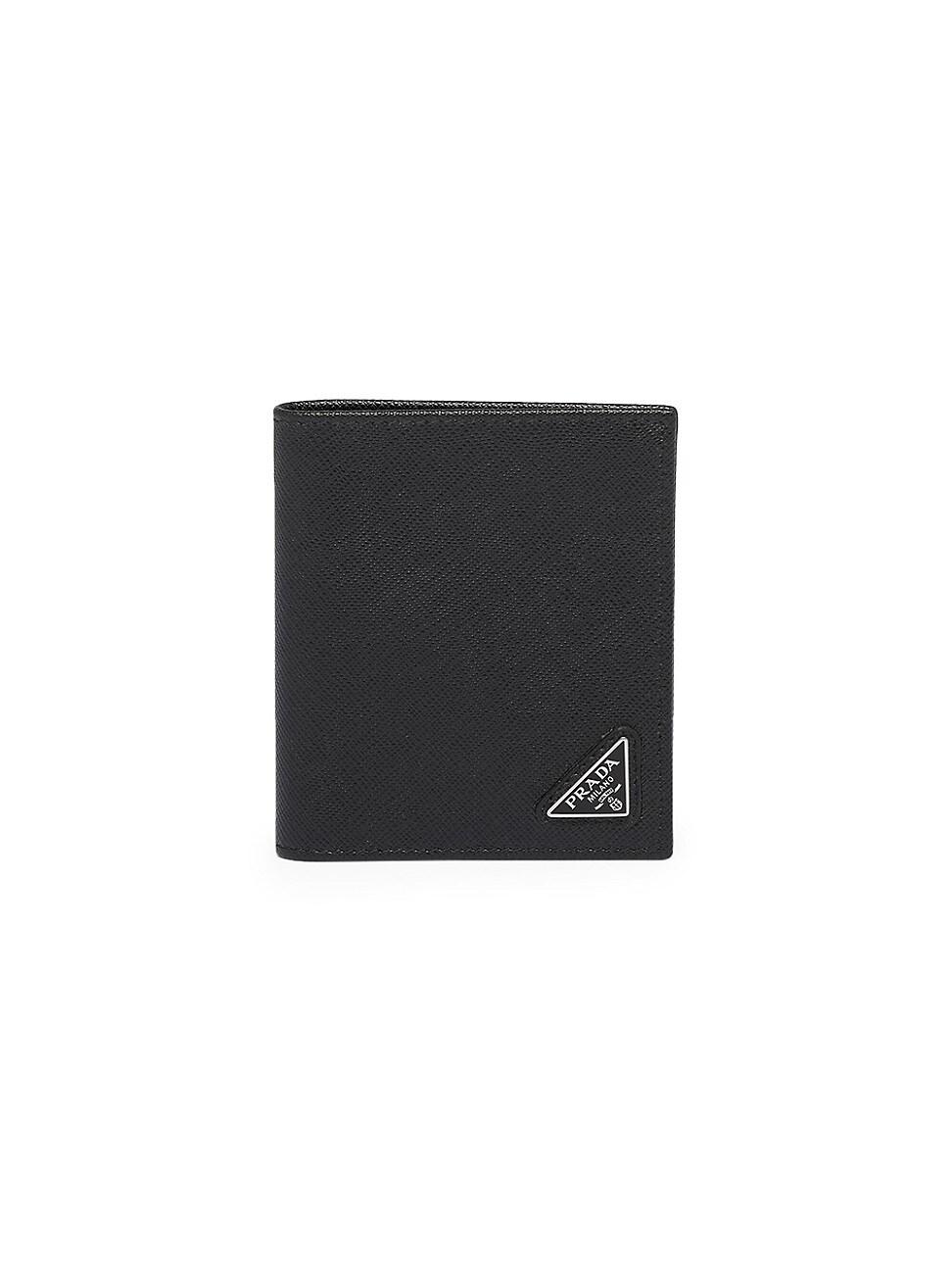 Mens Saffiano Triangolo Billfold Wallet Product Image