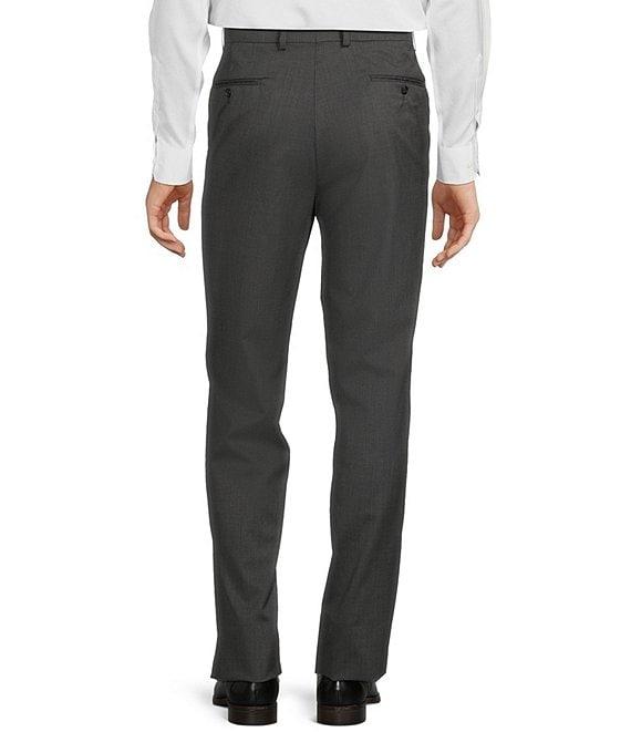 Hart Schaffner Marx Chicago Classic Fit Flat Front Solid Dress Pants Product Image