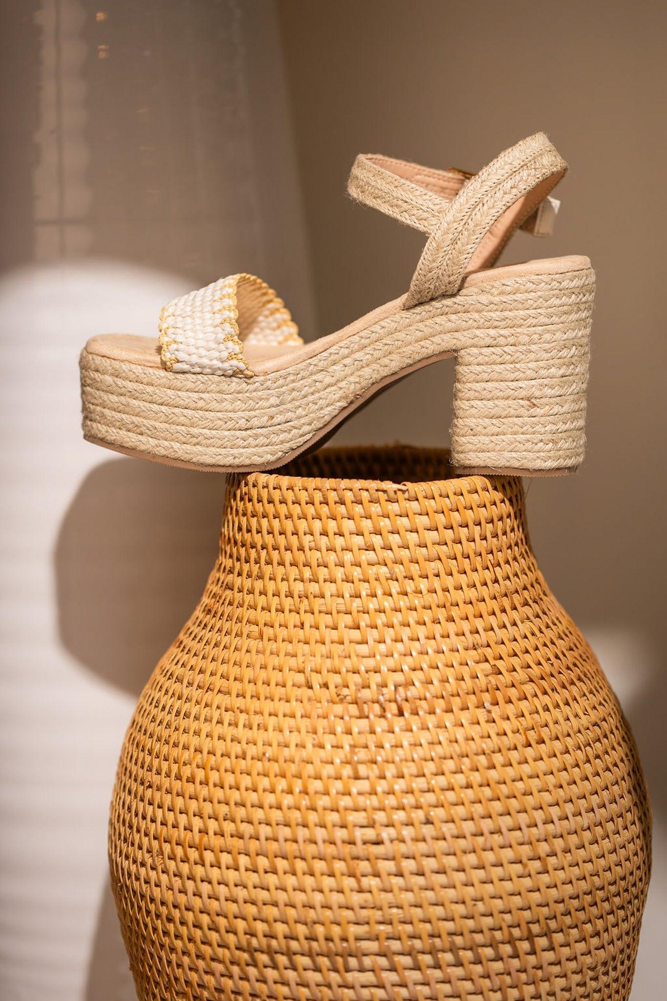 Elise Wedge in Off White (Online Exclusive) Product Image