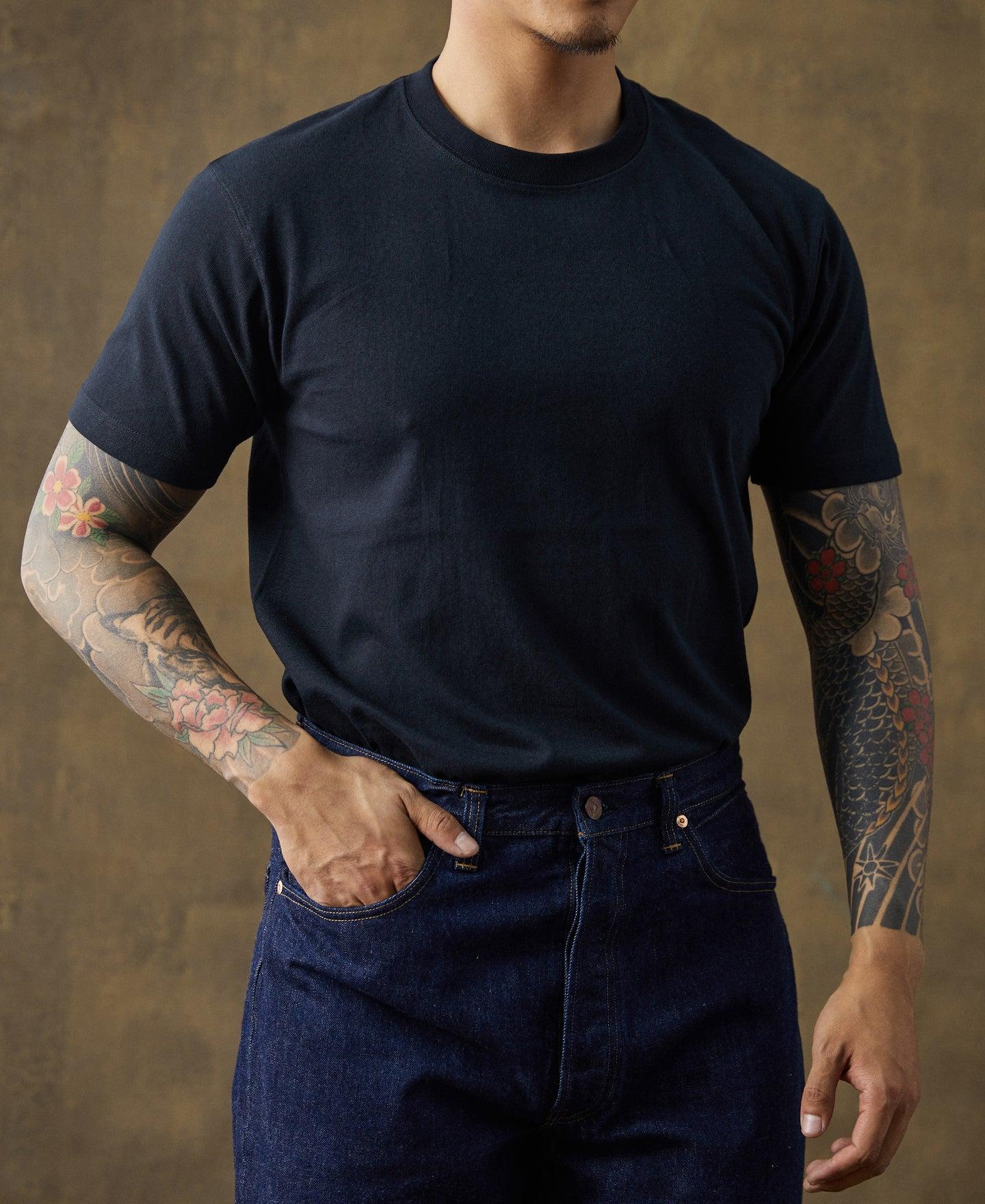 9 oz Cotton Tubular T-Shirt - Black Product Image