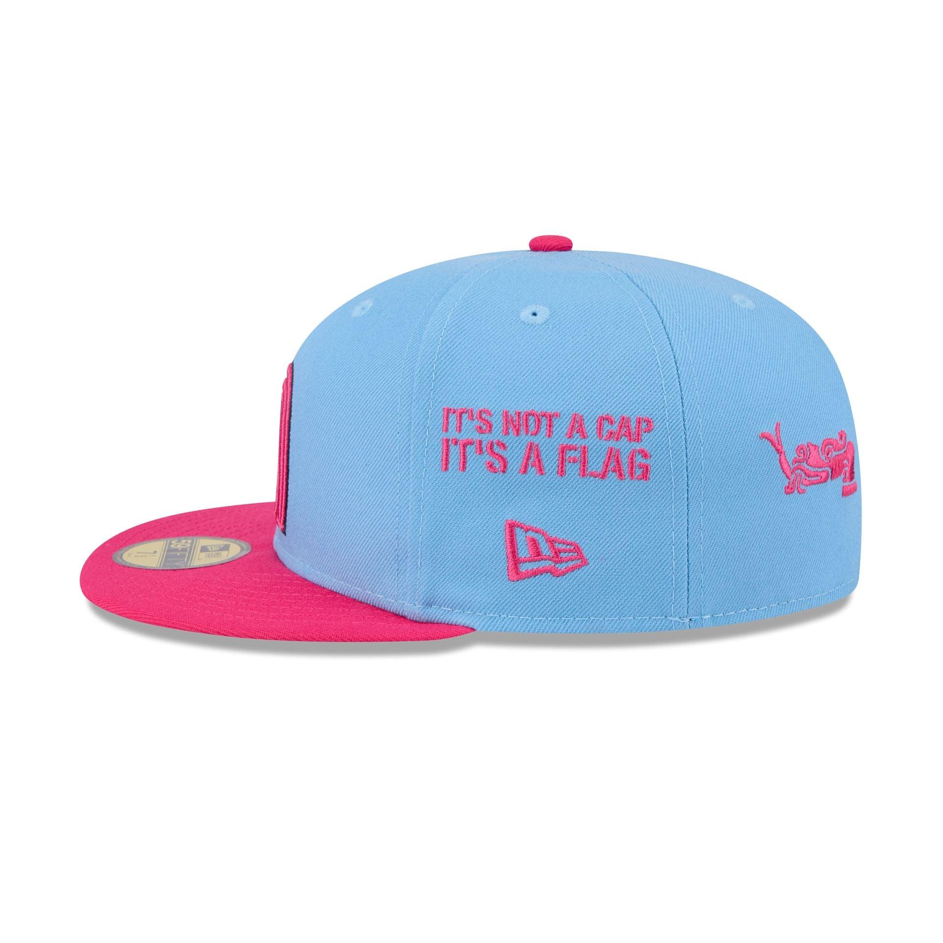 Mexico Baseball New Era Anniversary Logos Sky Blue 59FIFTY Fitted Hat Male Product Image