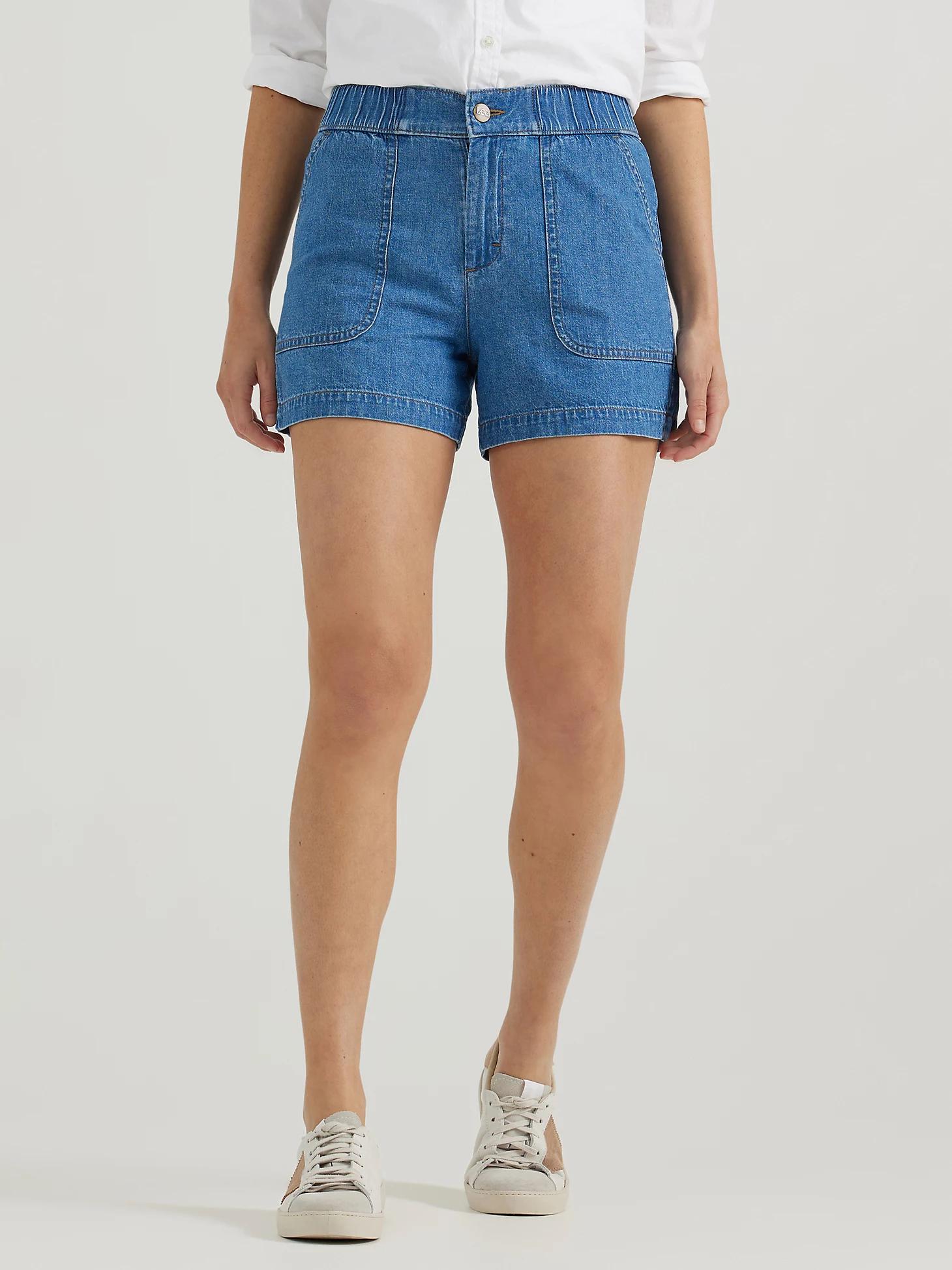 Women's Ultra Lux Comfort High Rise Pull-On Utility Short | Women's Shorts | Lee® Product Image