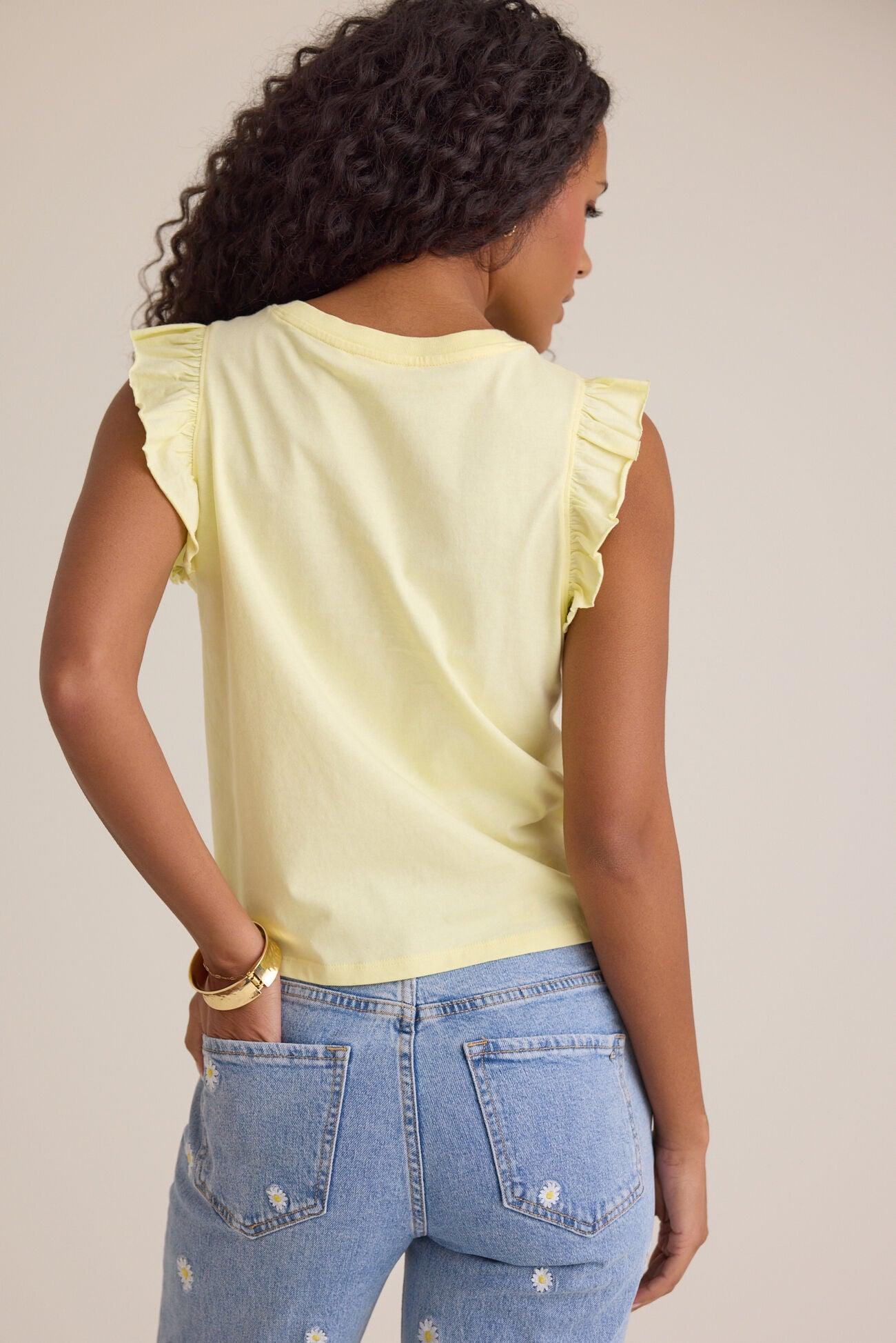 Elaine Ruffle Top Product Image