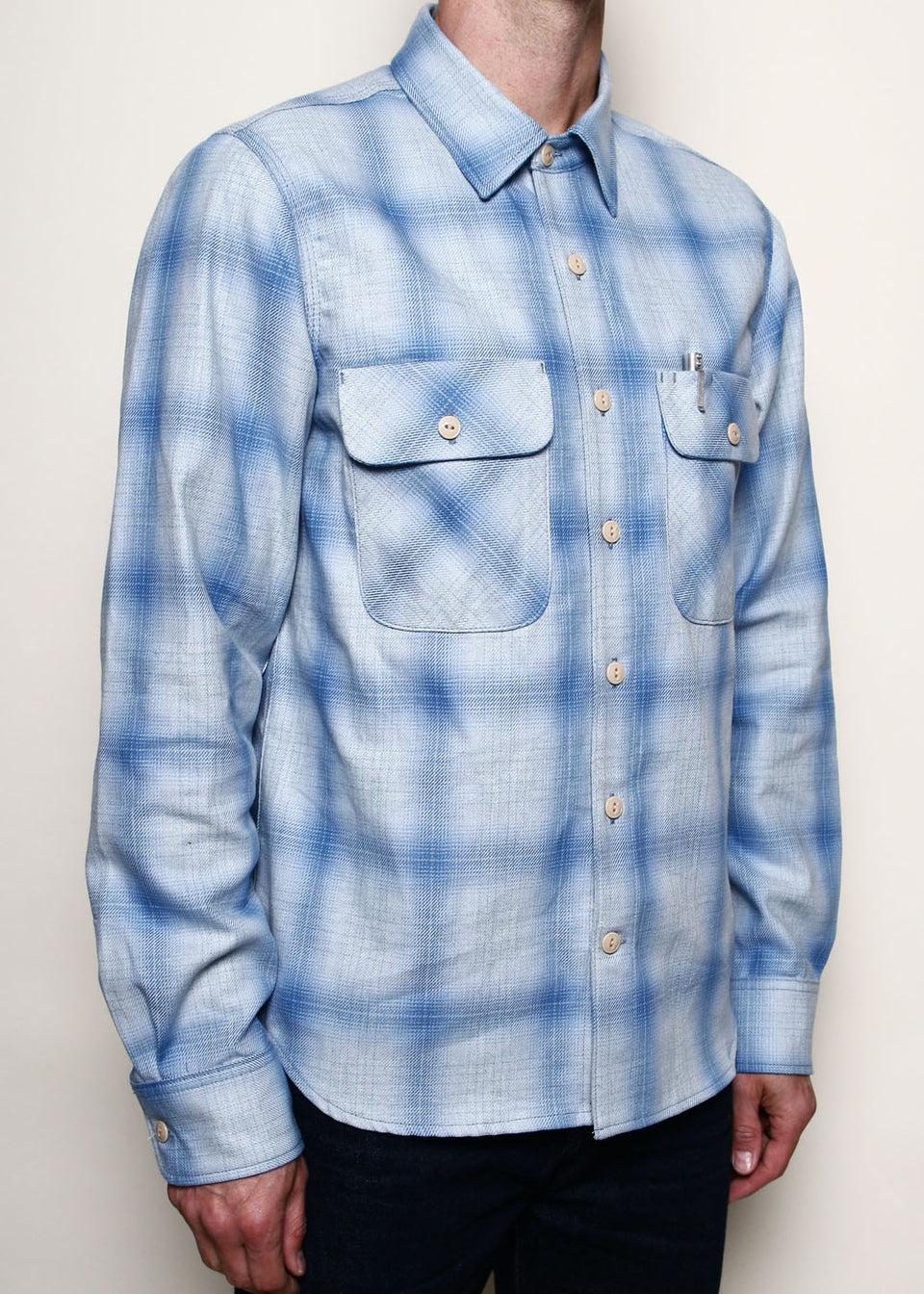 Field Shirt // Sky Blue Shadow Plaid Product Image