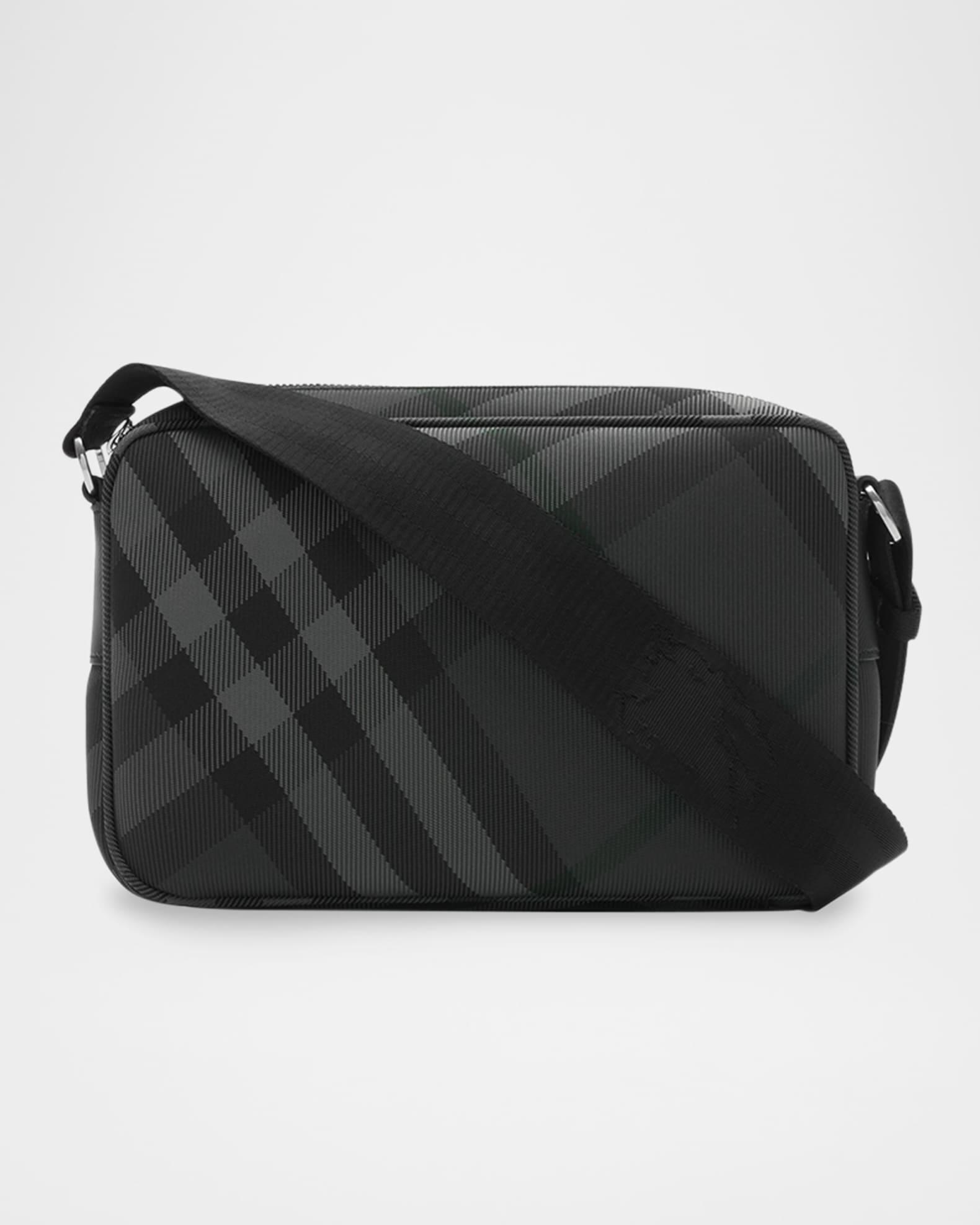 Men's Grid Slim Crossbody Bag Product Image