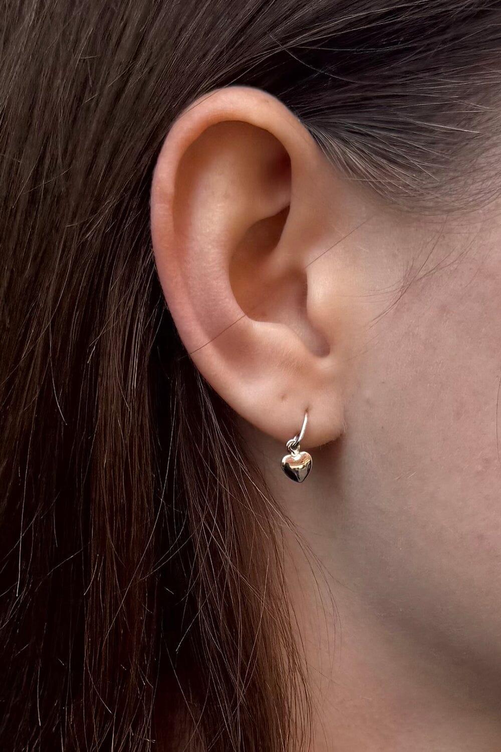 Heart Charm Earrings Product Image