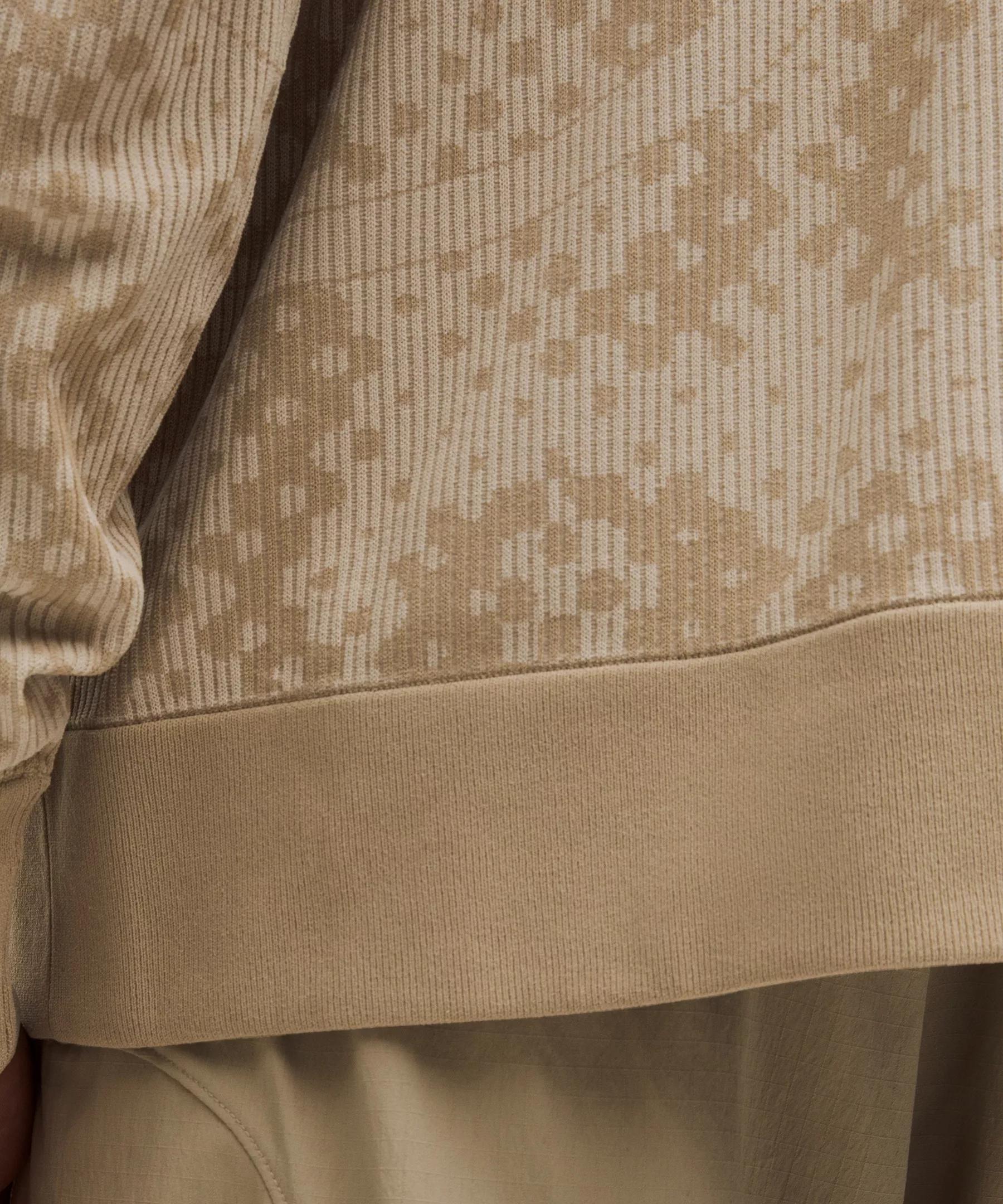 Two-Tone Full-Zip Sweater *SLNSH Collection Product Image