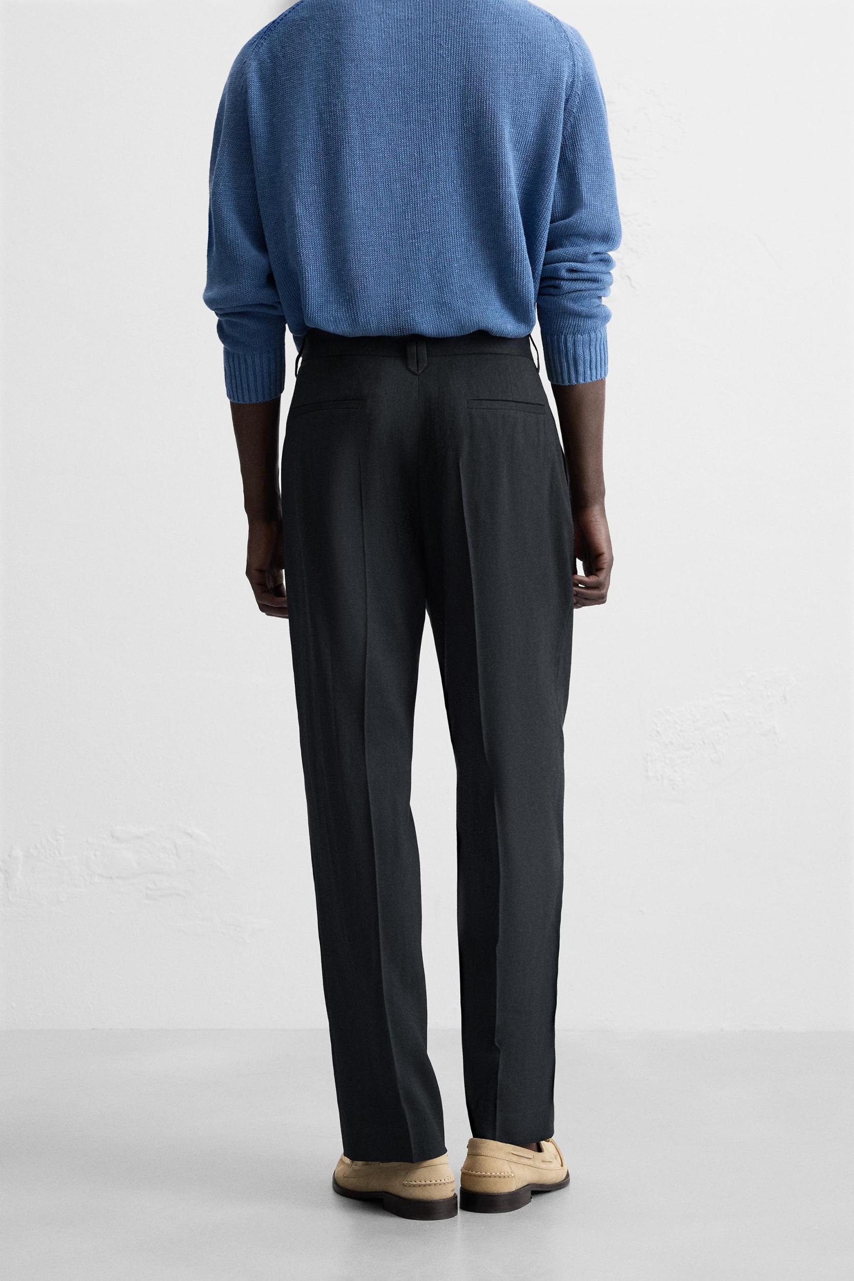 HEMP WOOL SUIT PANTS Product Image