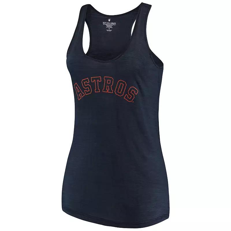 Women's Soft as a Grape Navy Houston Astros Plus  Product Image