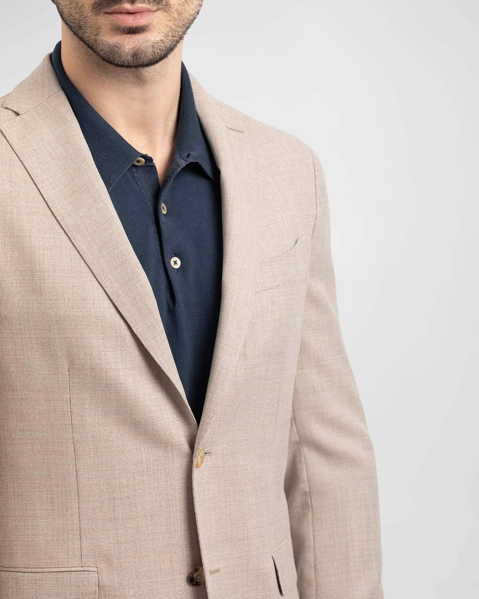 Men's Wool Hopsack Blazer Product Image
