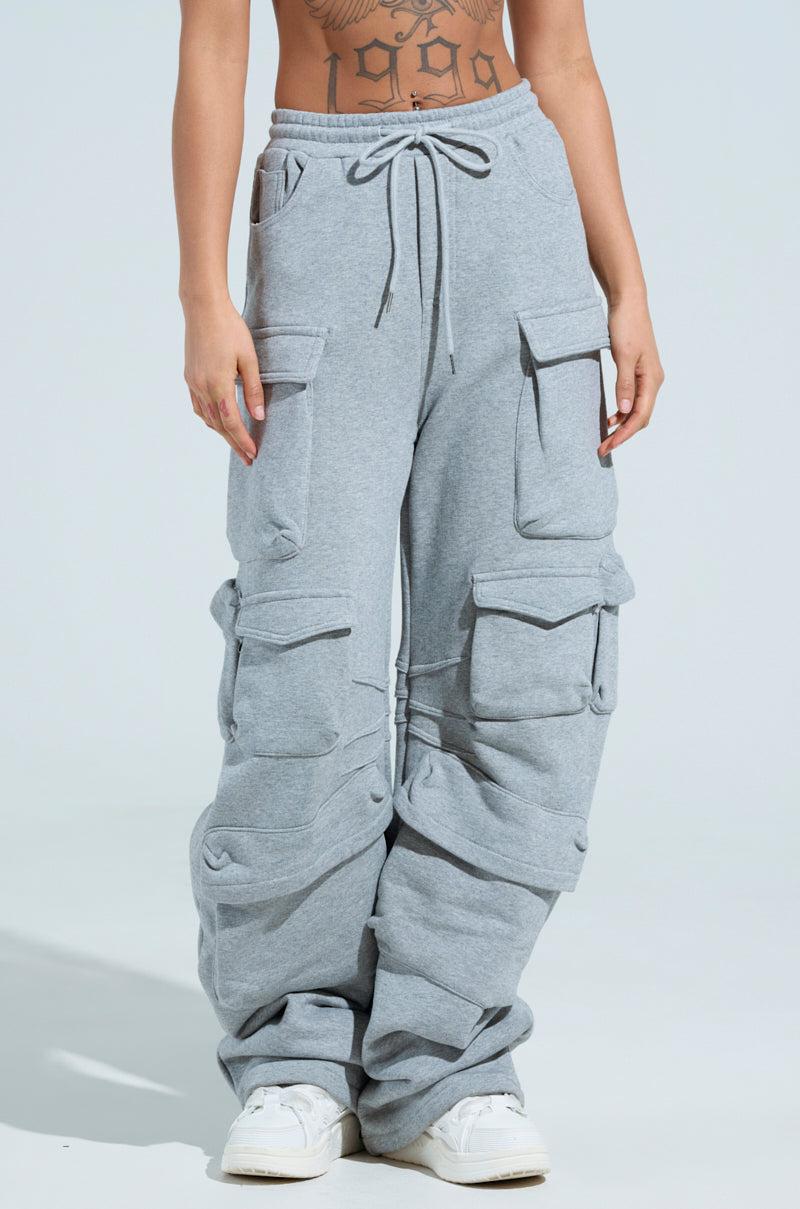 MAYBE NEXT YEAR CARGO WIDE LEG JOGGER Product Image
