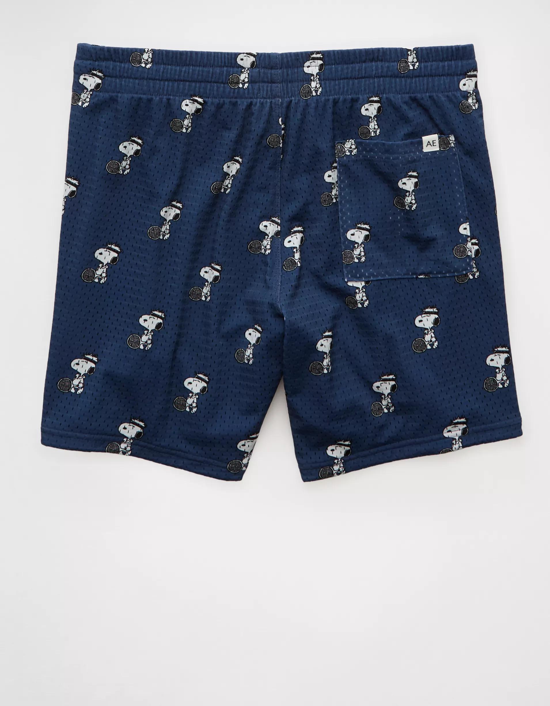 AE Sofa Surfin' 6" Snoopy Graphic Mesh Lounge Short Product Image