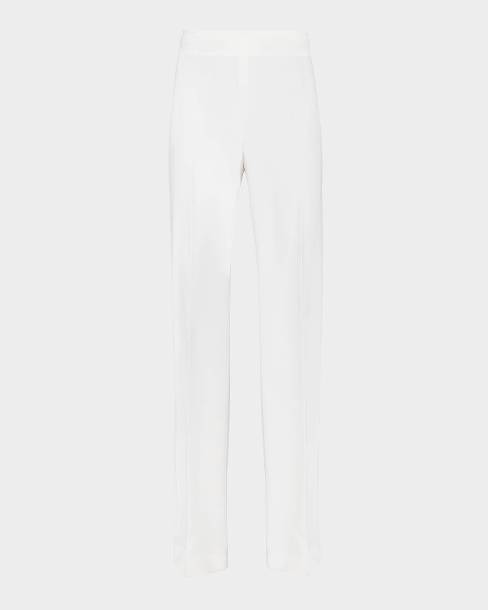 Straight-Leg Fluid Cady Pants Product Image