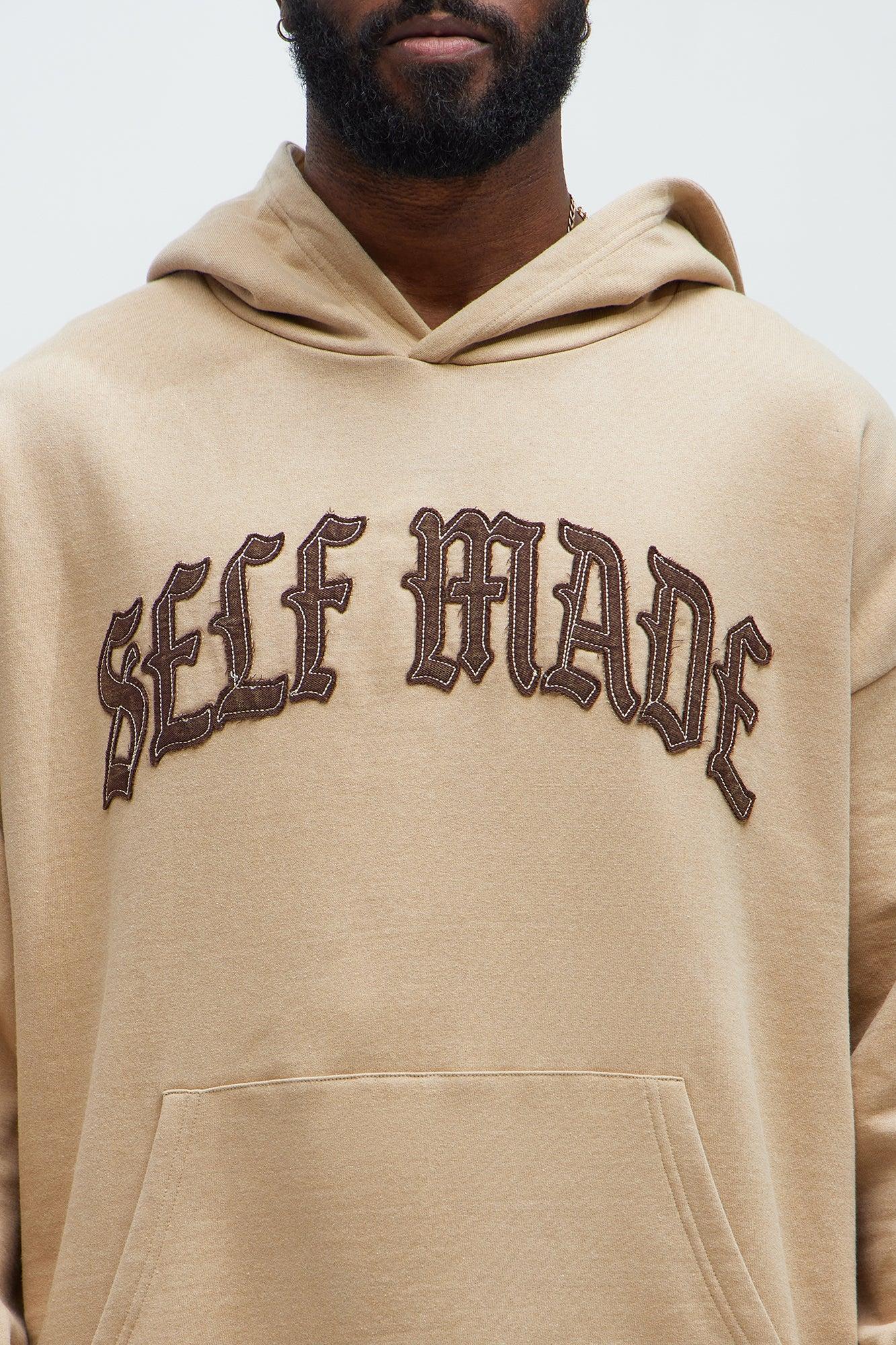 Respectfully Self Made Hoodie - Khaki Product Image