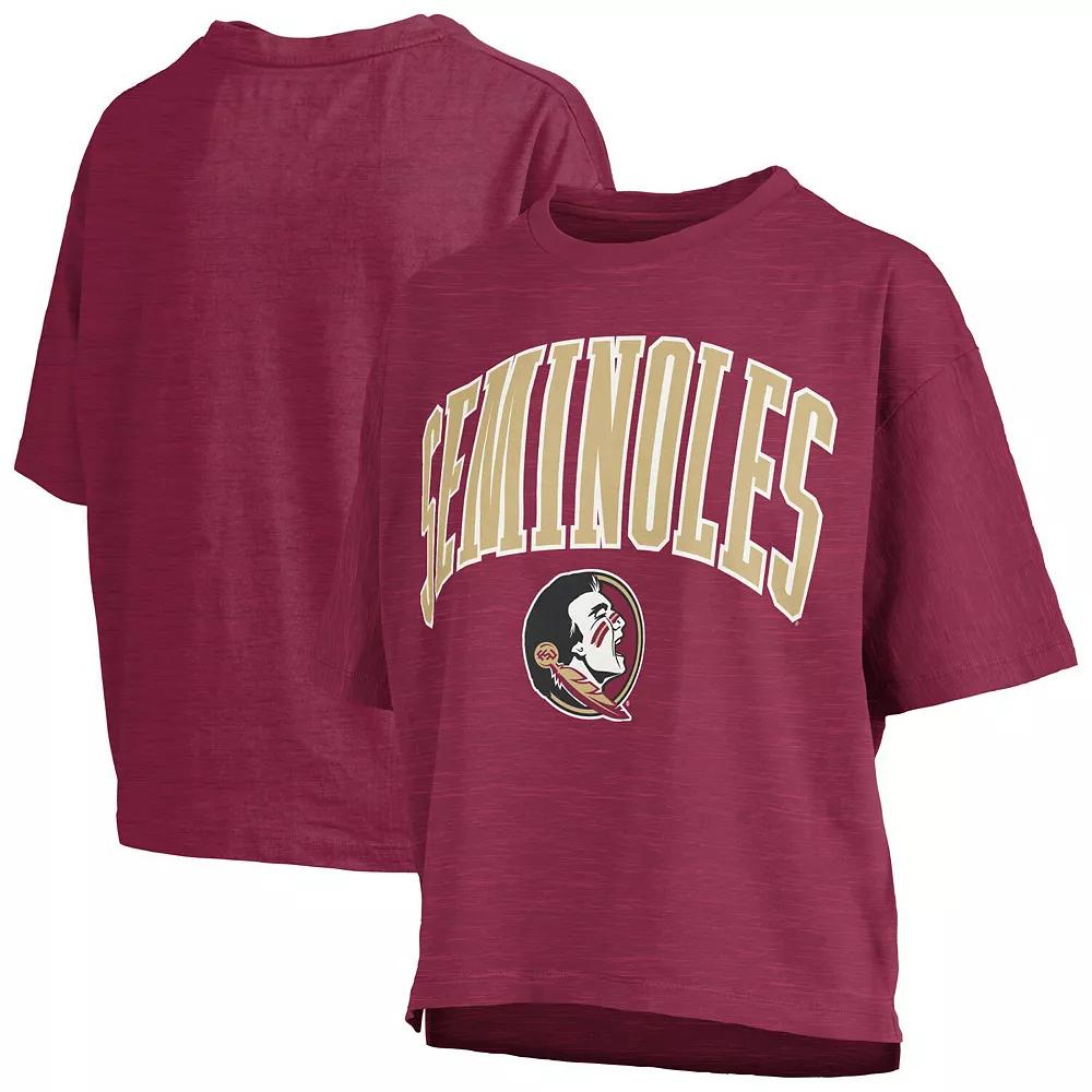Women's Pressbox Garnet Florida State Seminoles Nelson Arch Over Logo Waist Length Over Product Image