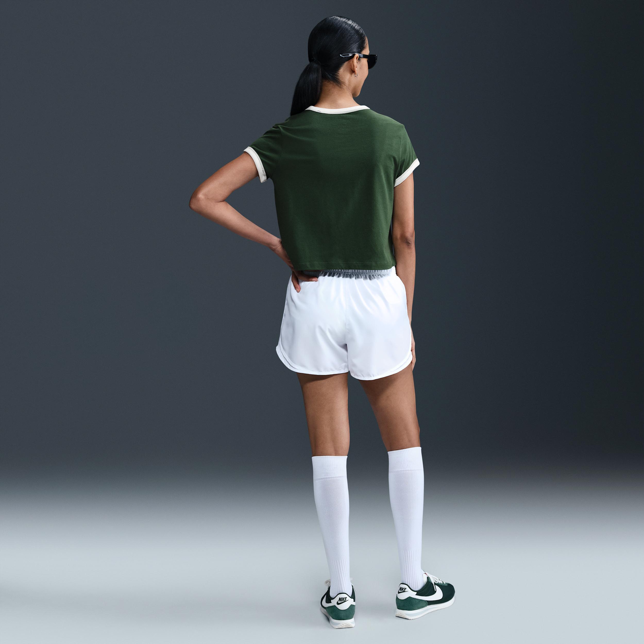 Womens Nike Sportswear Graphic Ringer T-Shirt | IF4072-323 Product Image