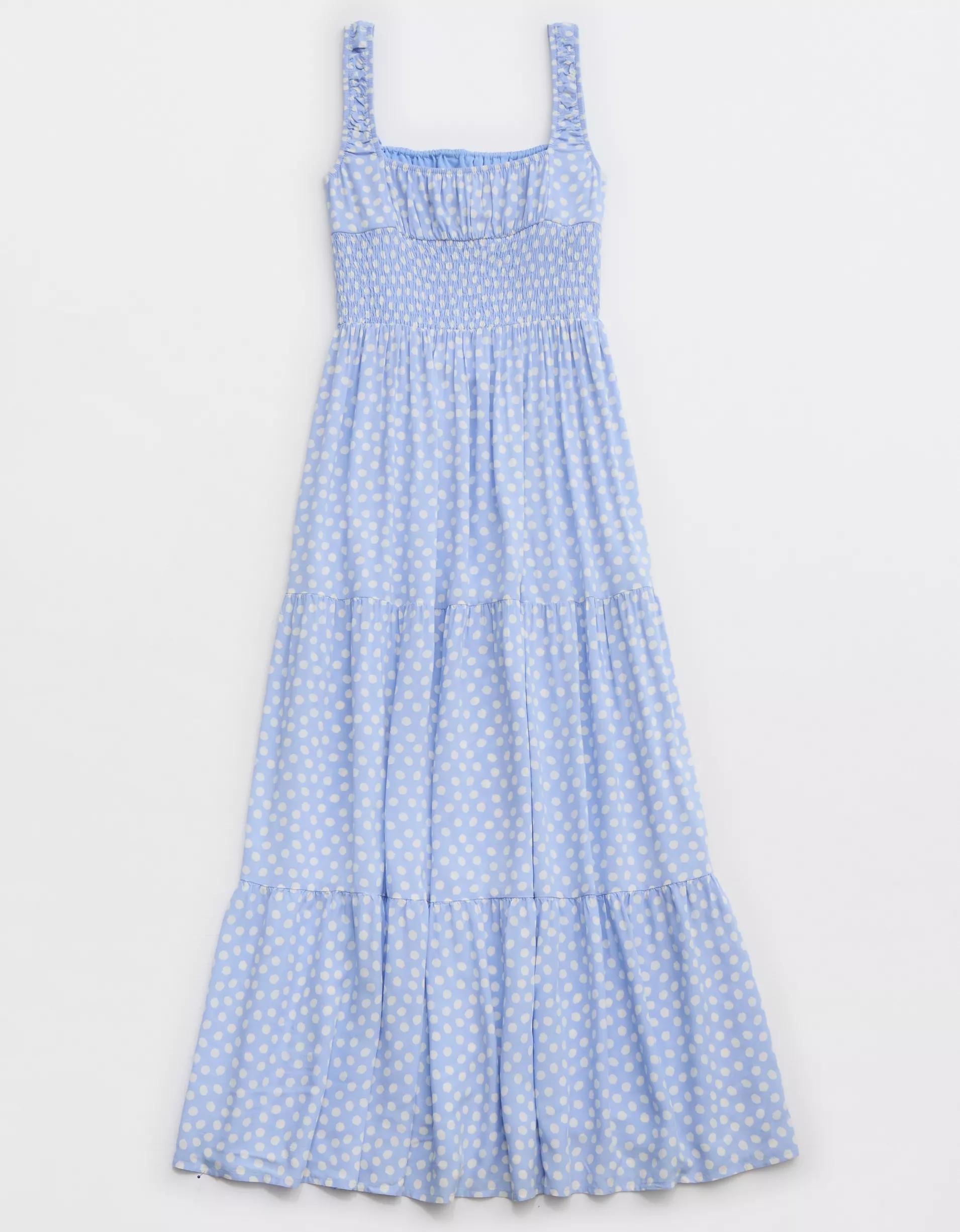 Aerie Polka Dot Maxi Dress Product Image