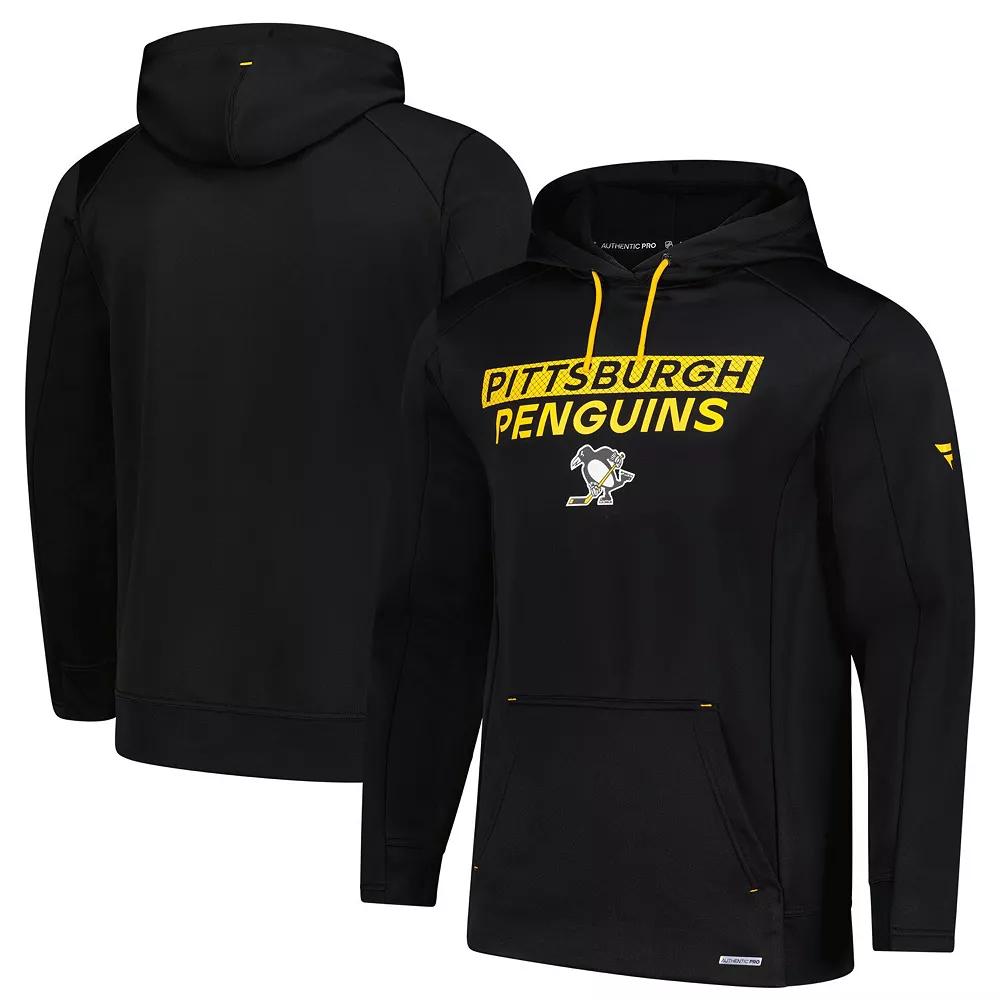 Men's Fanatics  Black Pittsburgh Penguins Authentic Pro Alternate Fleece Pullover Hoodie, Size: Large Product Image