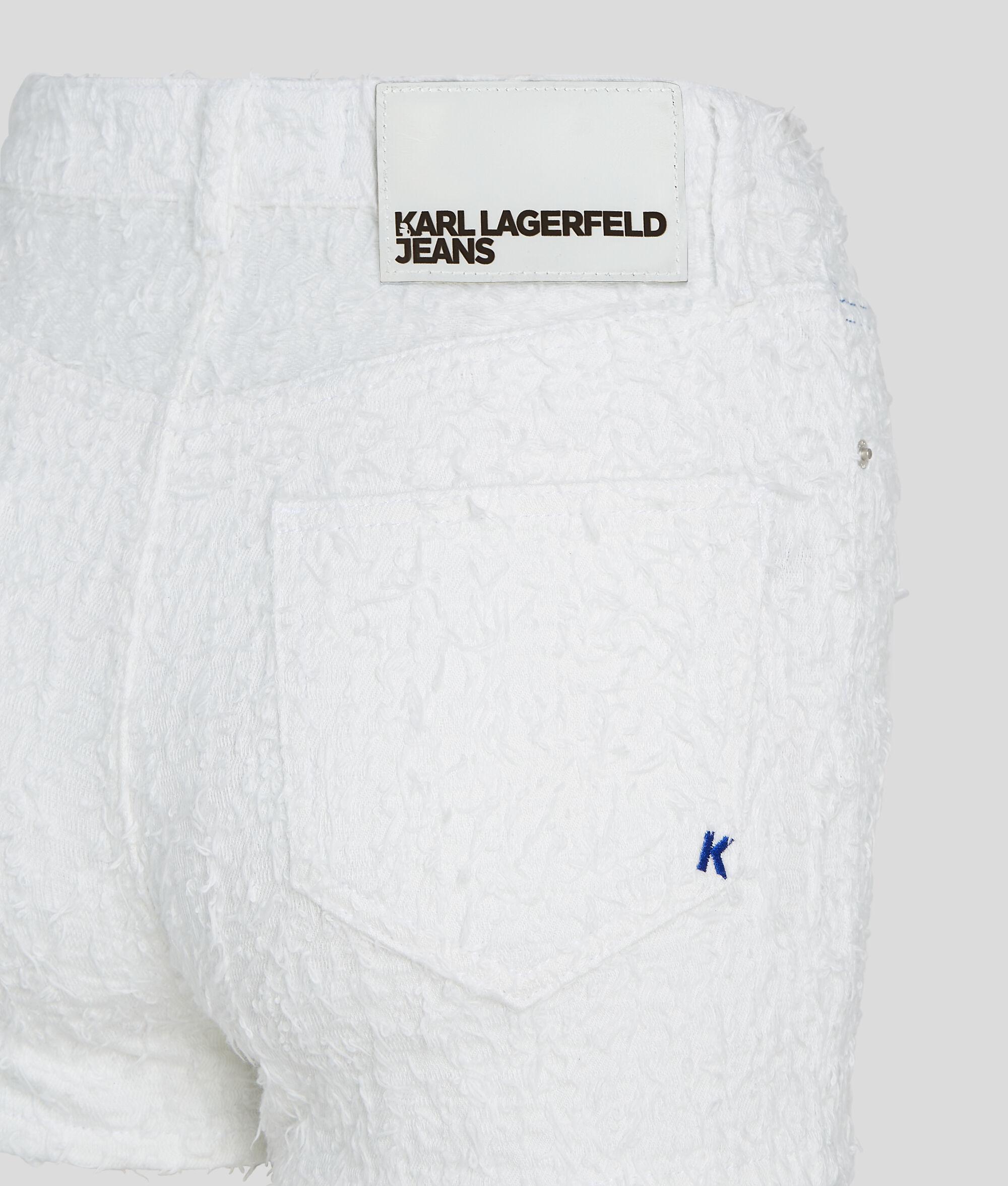 HIGH-WAISTED BOUCLÉ SHORTS Product Image