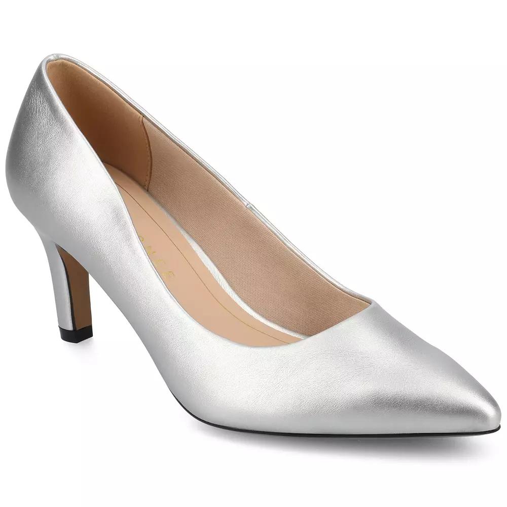 Journee Scylee Slip-On Stiletto Pointed-Toe High Heel Shoes, Women's,  Product Image