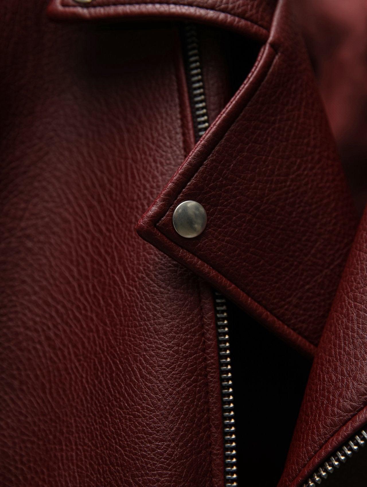 Mikal Burgundy Jacket Product Image
