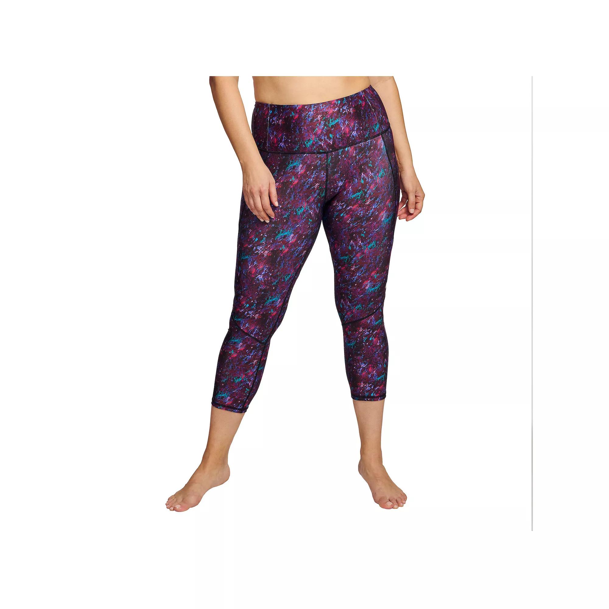 Plus Size Mazu Swim High-Rise Slimming Swim Capri Leggings, Womens Product Image