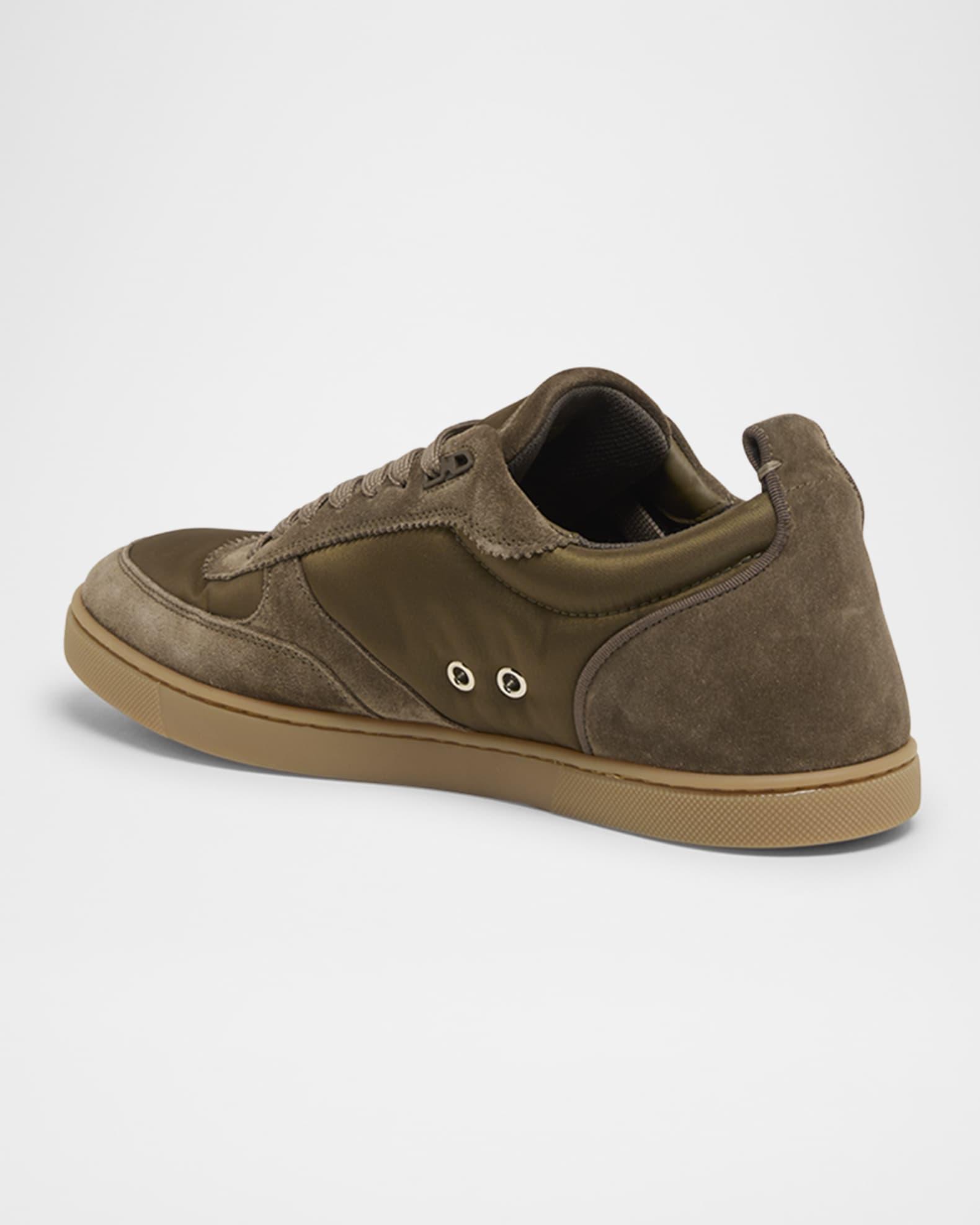 Men's Tutti Rui Suede & Nylon Low-Top Sneakers  Product Image