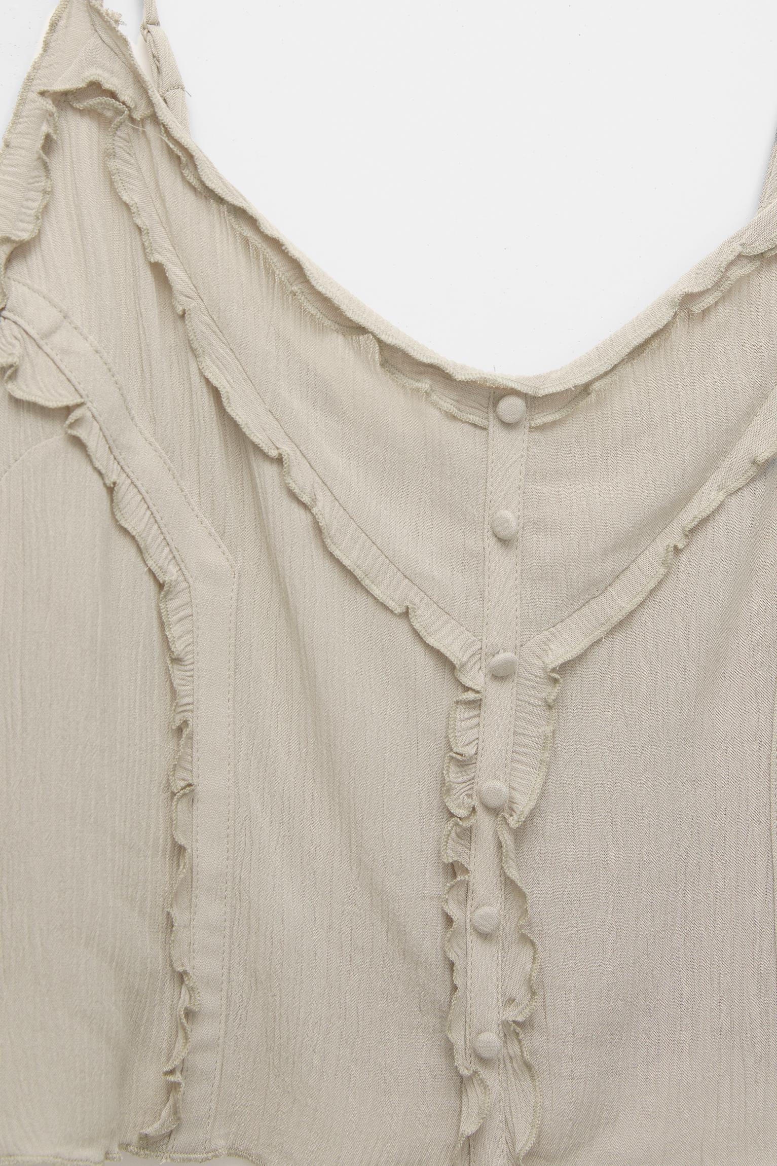 Ruffled tank top Product Image