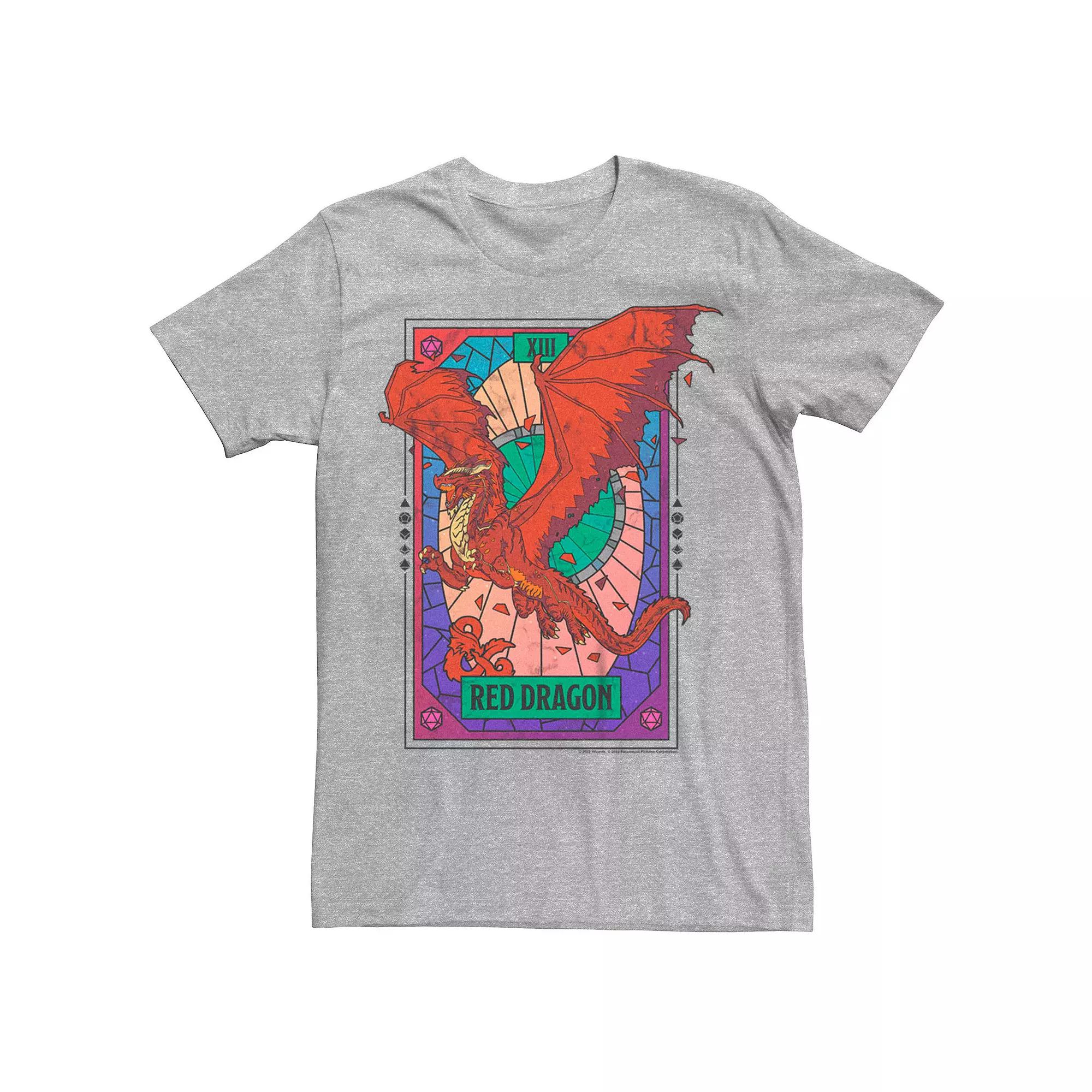 Men's Dungeons & Dragons Red Dragon Tarot Tee,  Product Image
