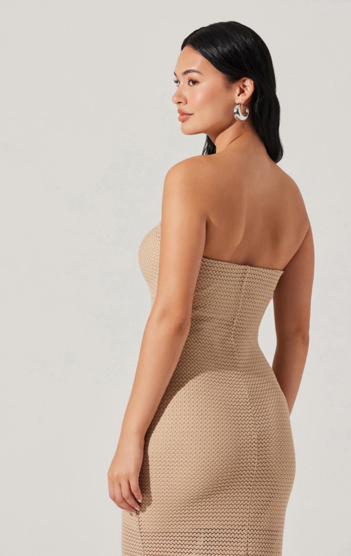 Kasandra Strapless Knit Dress Product Image