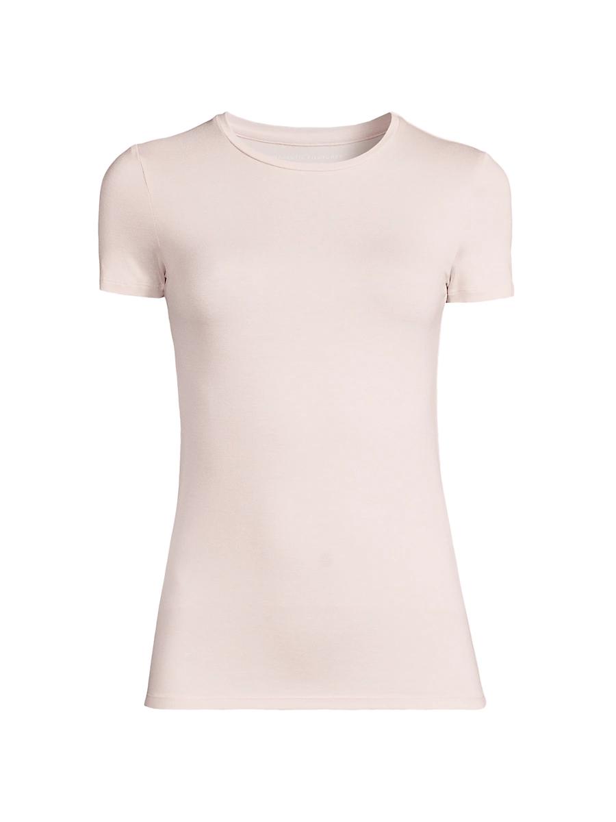 Womens Soft Touch Crewneck T-Shirt Product Image