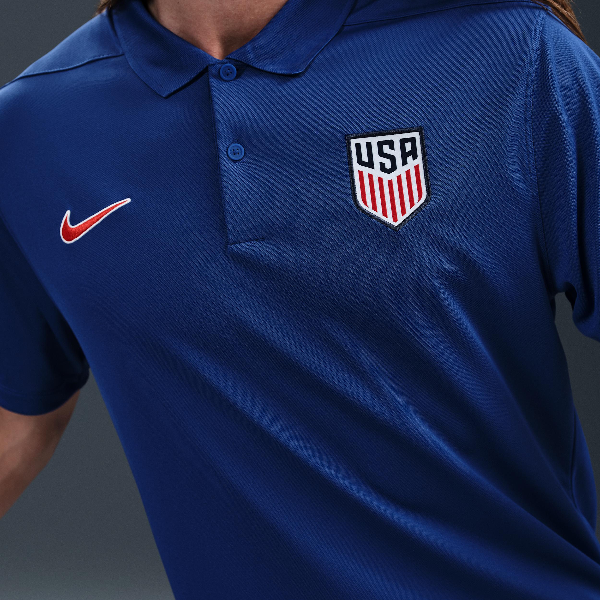 USMNT Victory Nike Mens Dri-FIT Soccer Polo | HF4711-495 Product Image