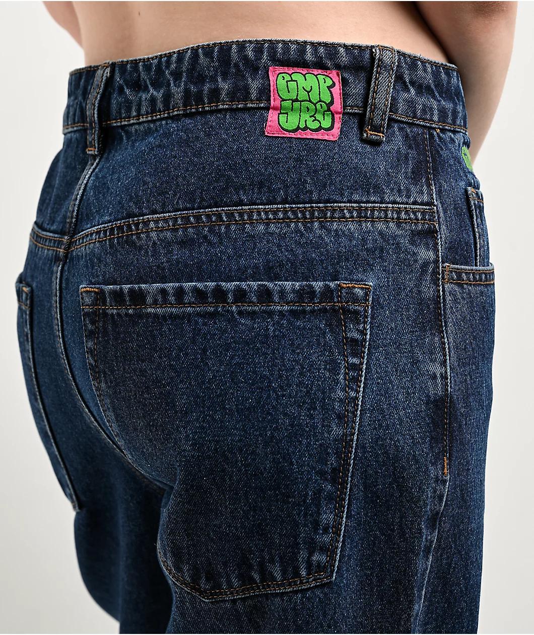 Empyre Loiter Blue Straight Leg Jeans Product Image