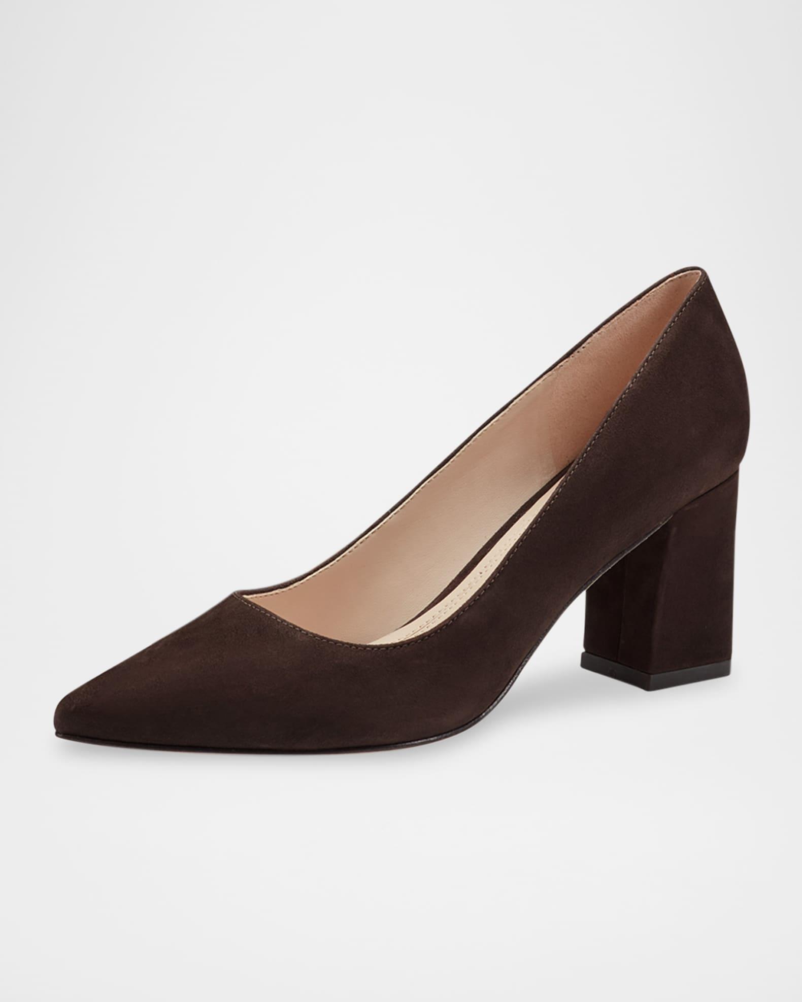 Zala Suede Pointed-Toe Pumps Product Image