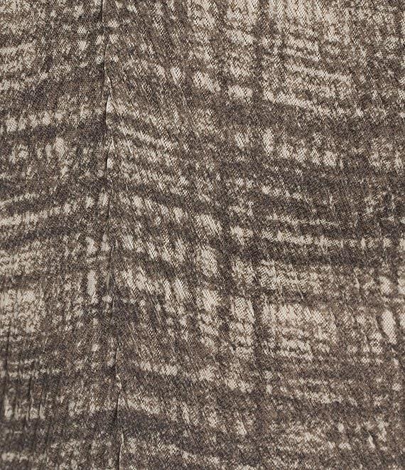 BOSS by Hugo Boss Printed Mesh Mock Neck Long Sleeve Midi Dress Product Image