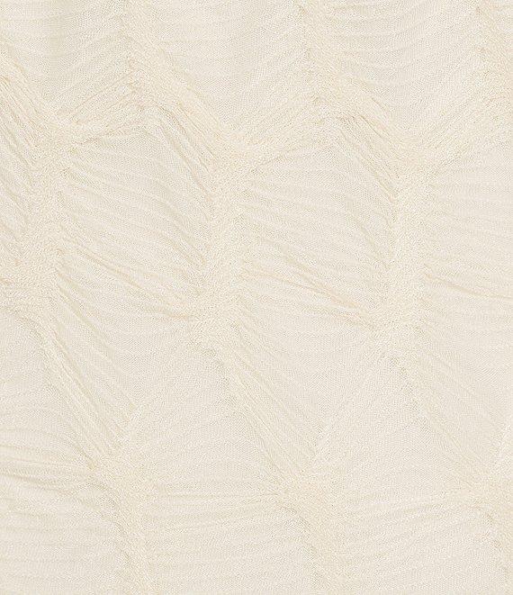 Antonio Melani Katelyn Long Sleeve Turtleneck Puckered Jacquard Midi Dress Product Image